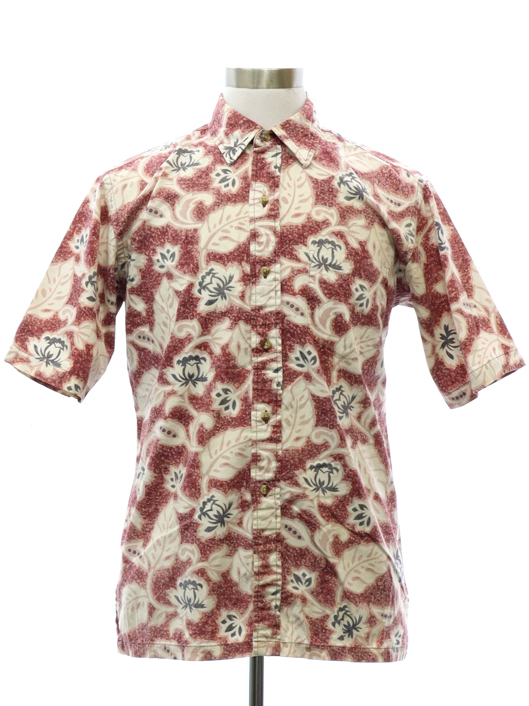 Mens Ono for Liberty House Cotton Hawaiian Shirt