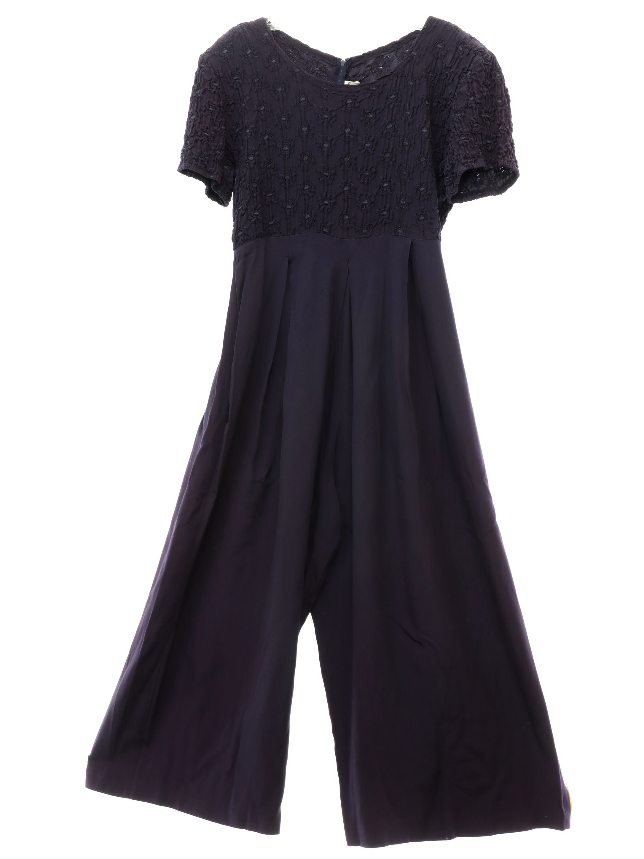 Womens Dark Blue Palazzo Jumpsuit