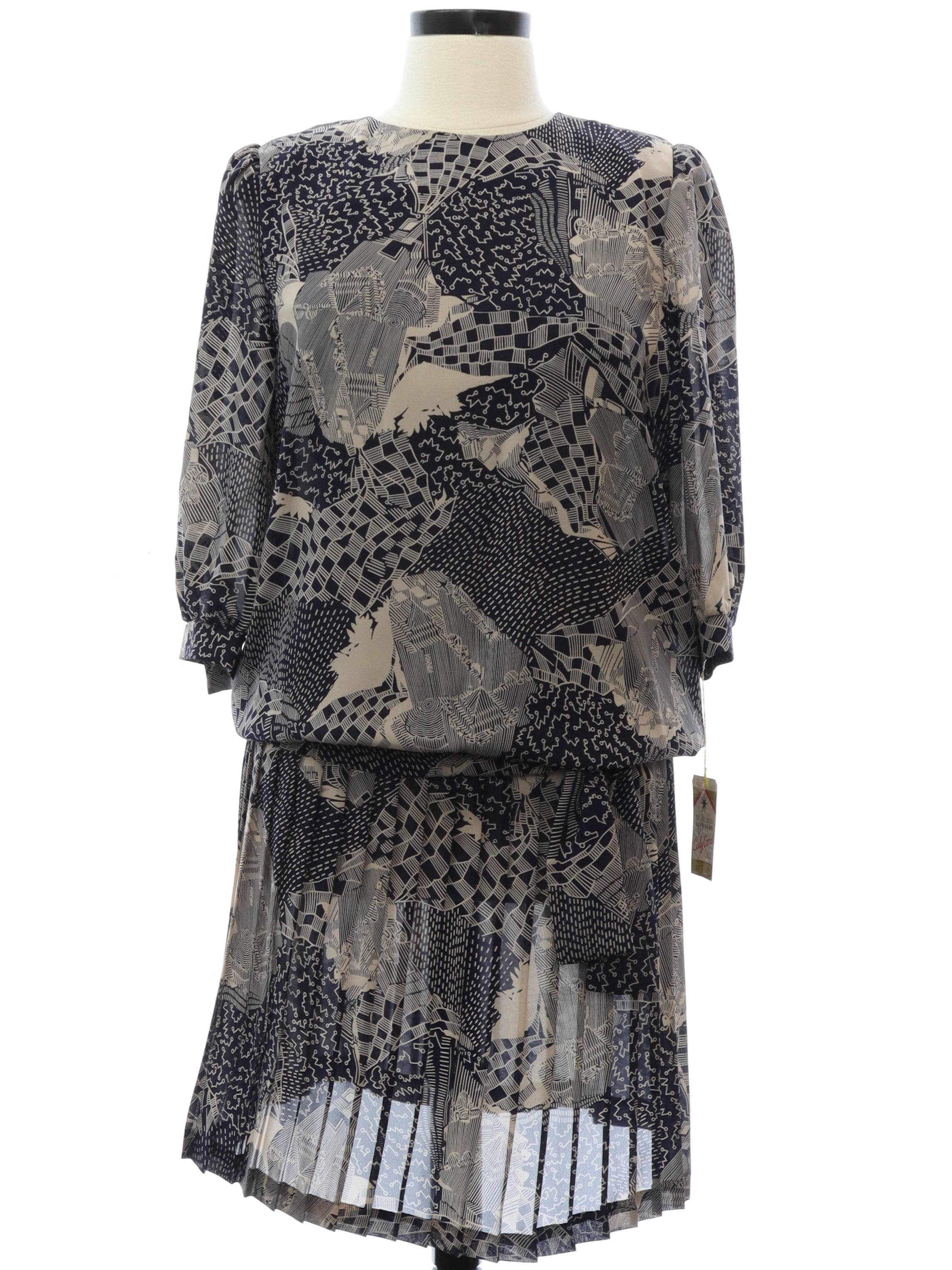 Womens Lady Carol Totally 80s Dress