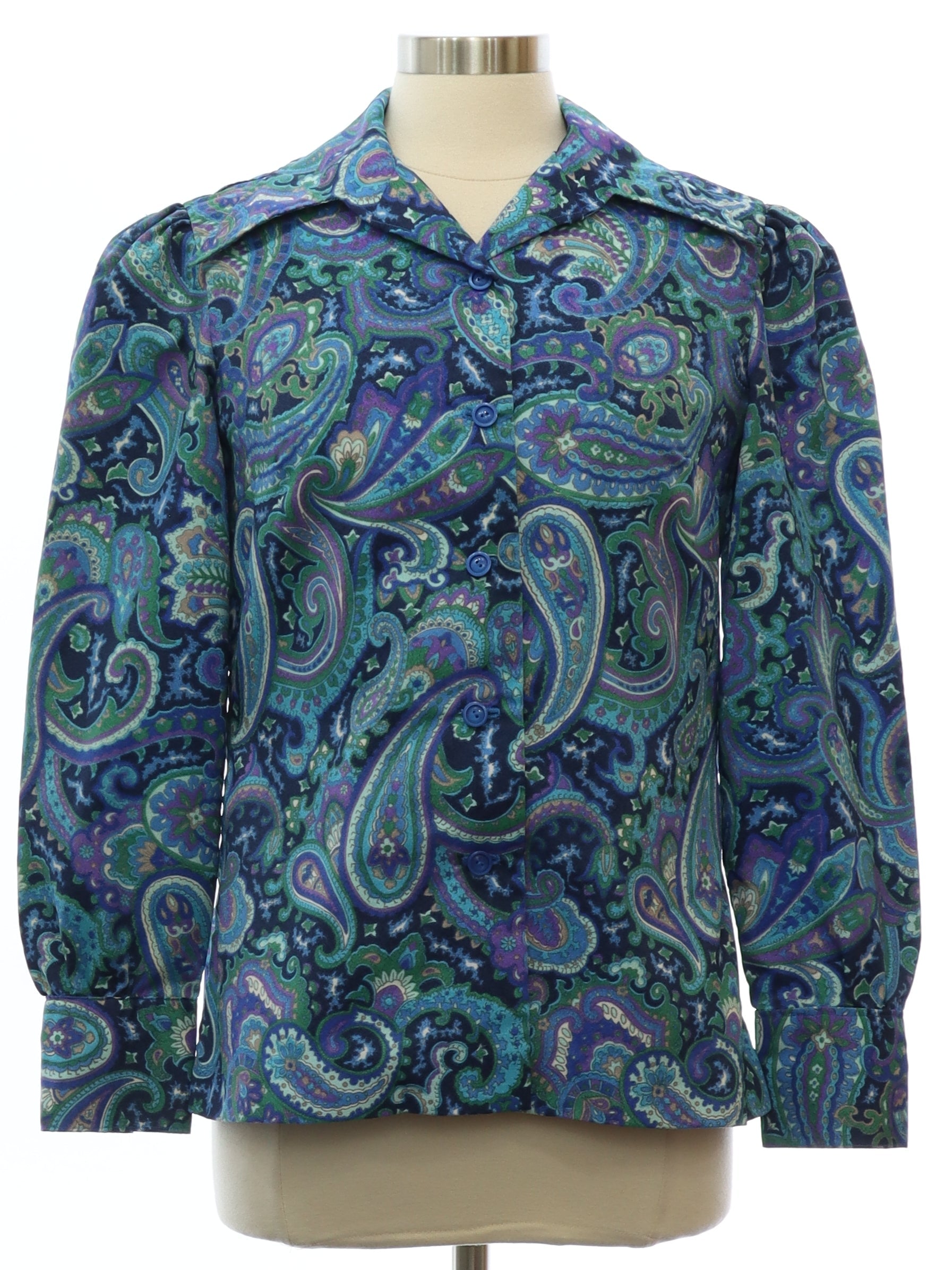 Womens Paisley Hippie Shirt