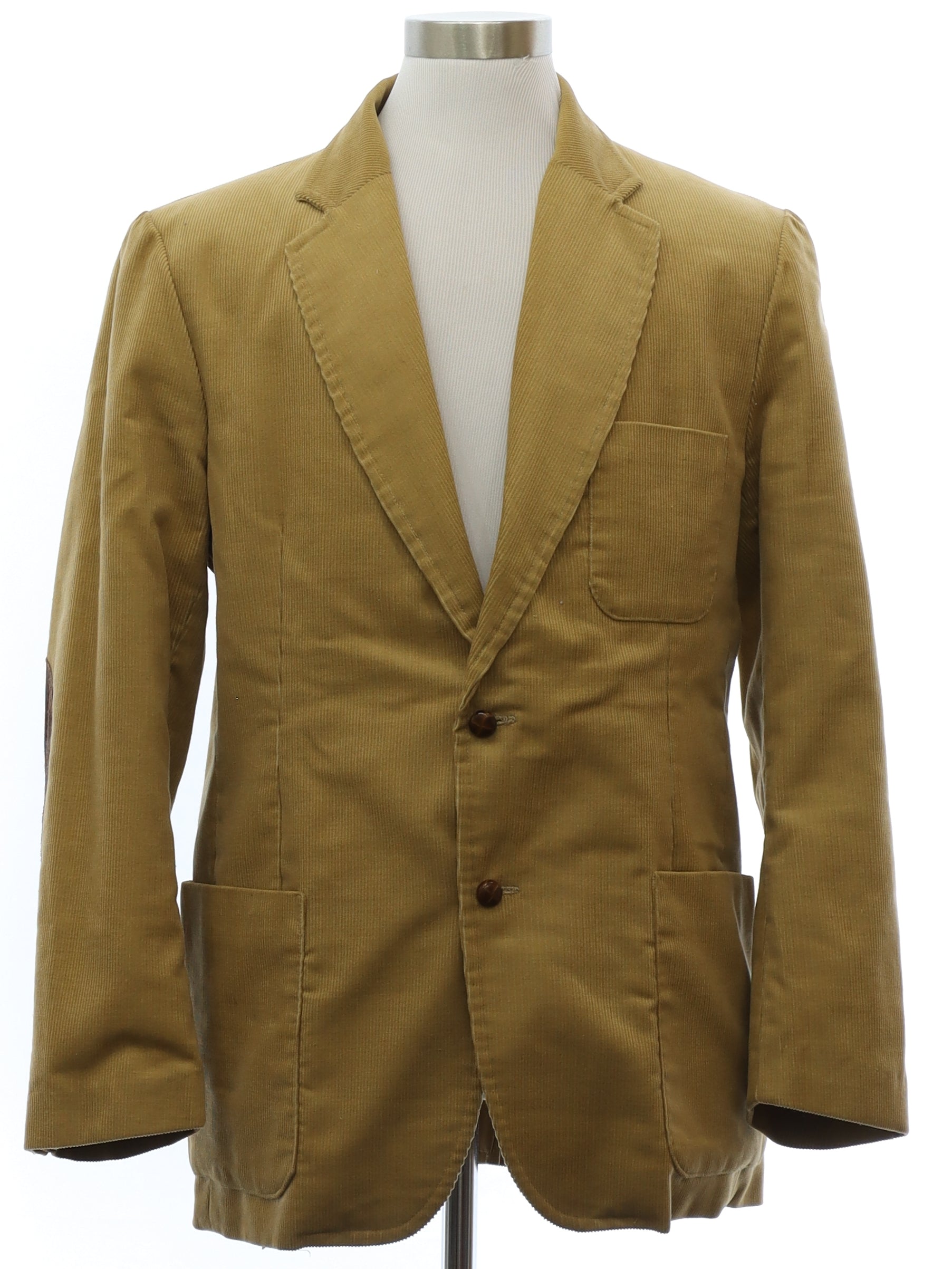 Mens Corduroy Blazer Style Sport Coat Jacket