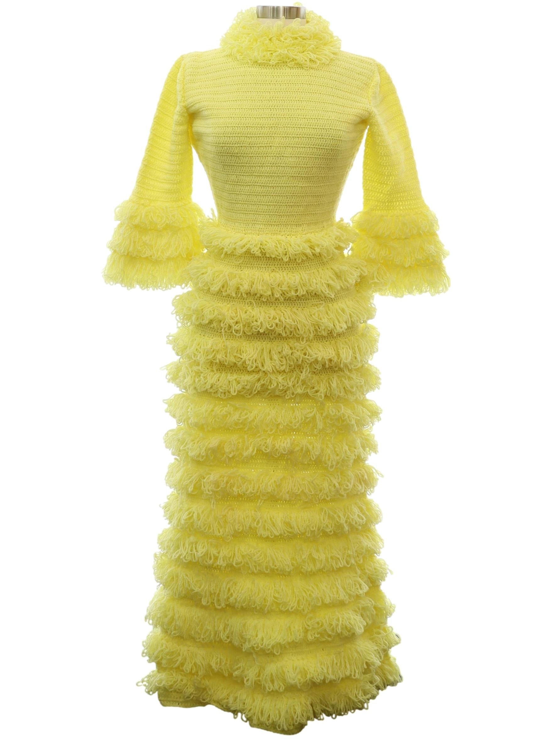 Womens Hand Crochet Dress