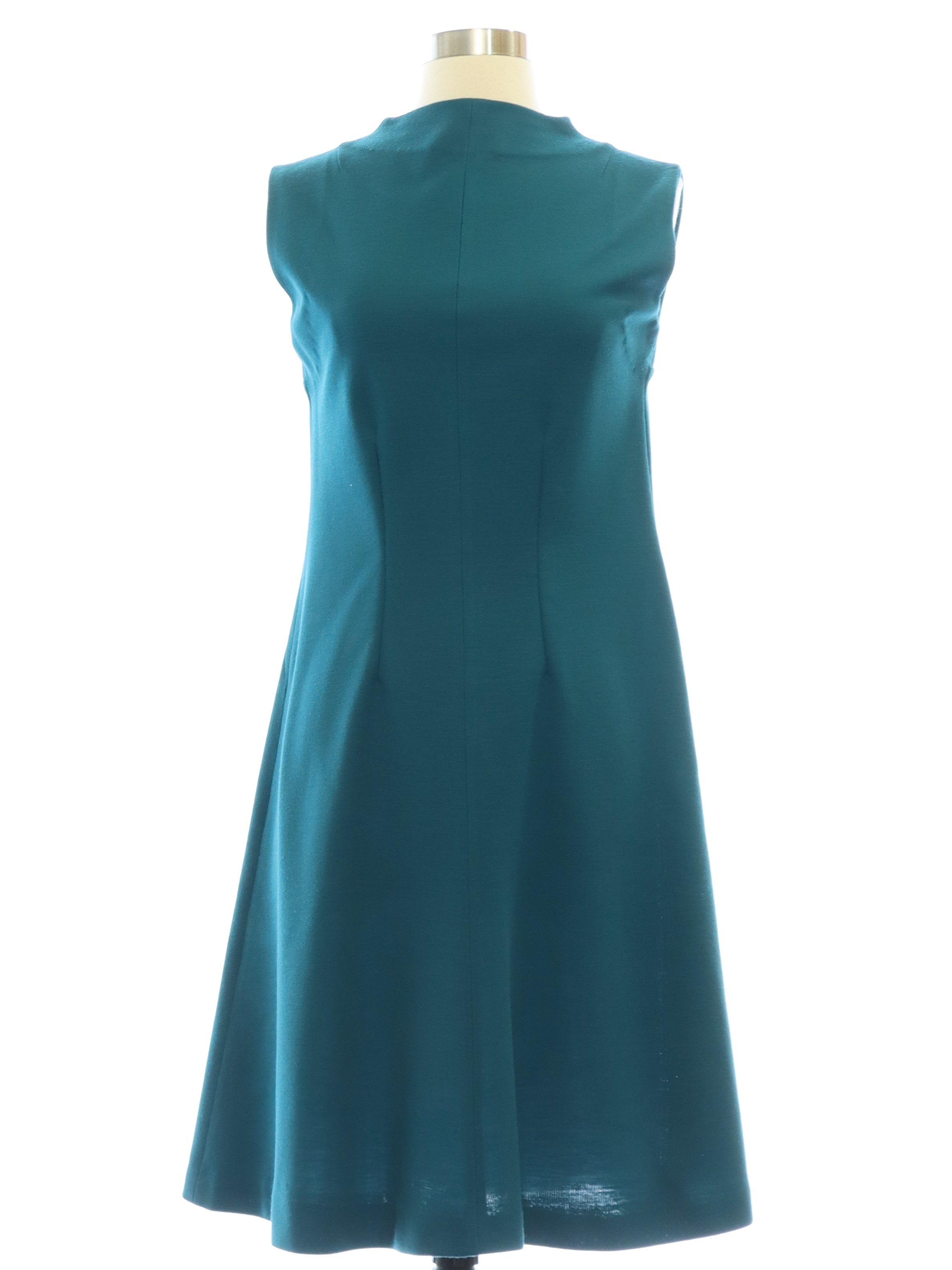 Womens Mod Knit A-Line Dress