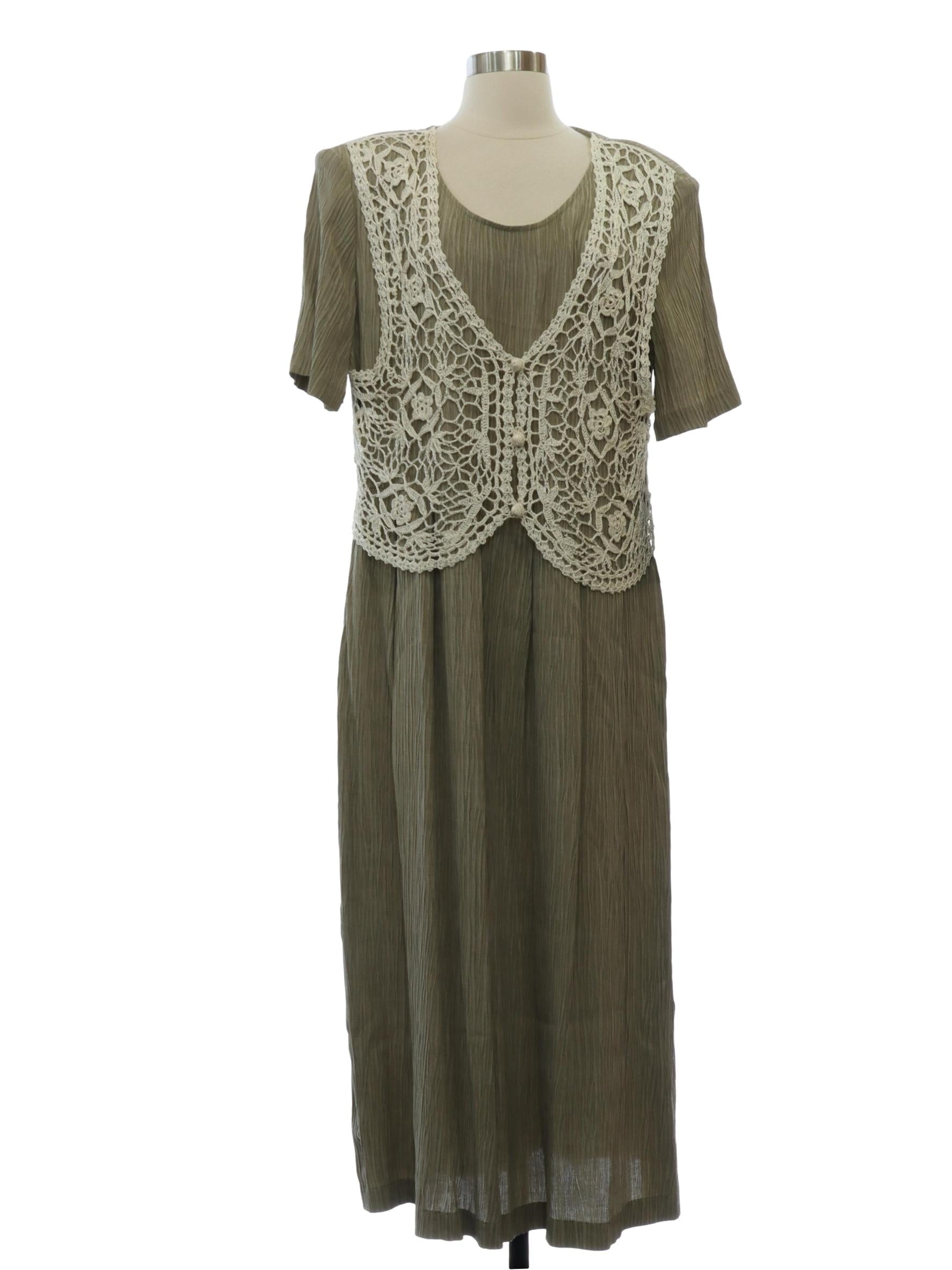 Womens Librarian Style Rayon Blend Dress