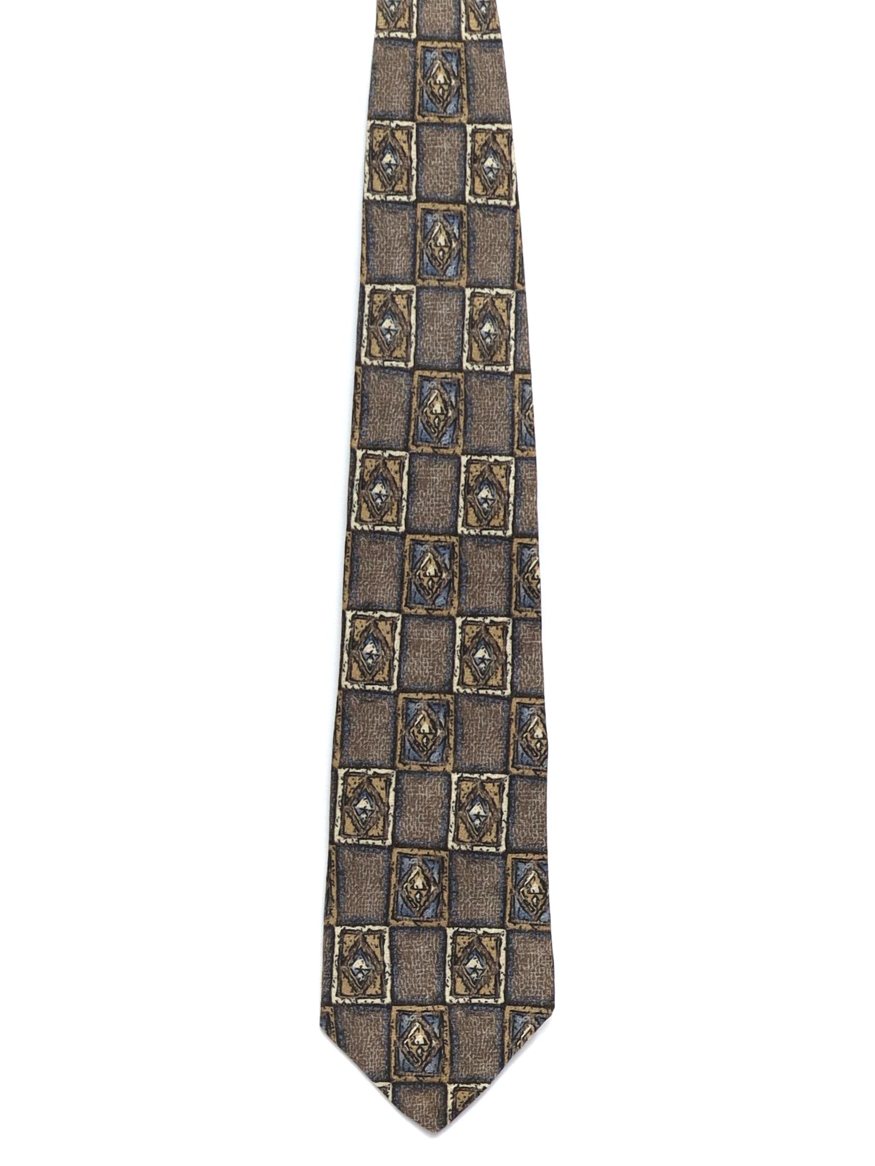 Mens Villa Bugatti Silk Necktie