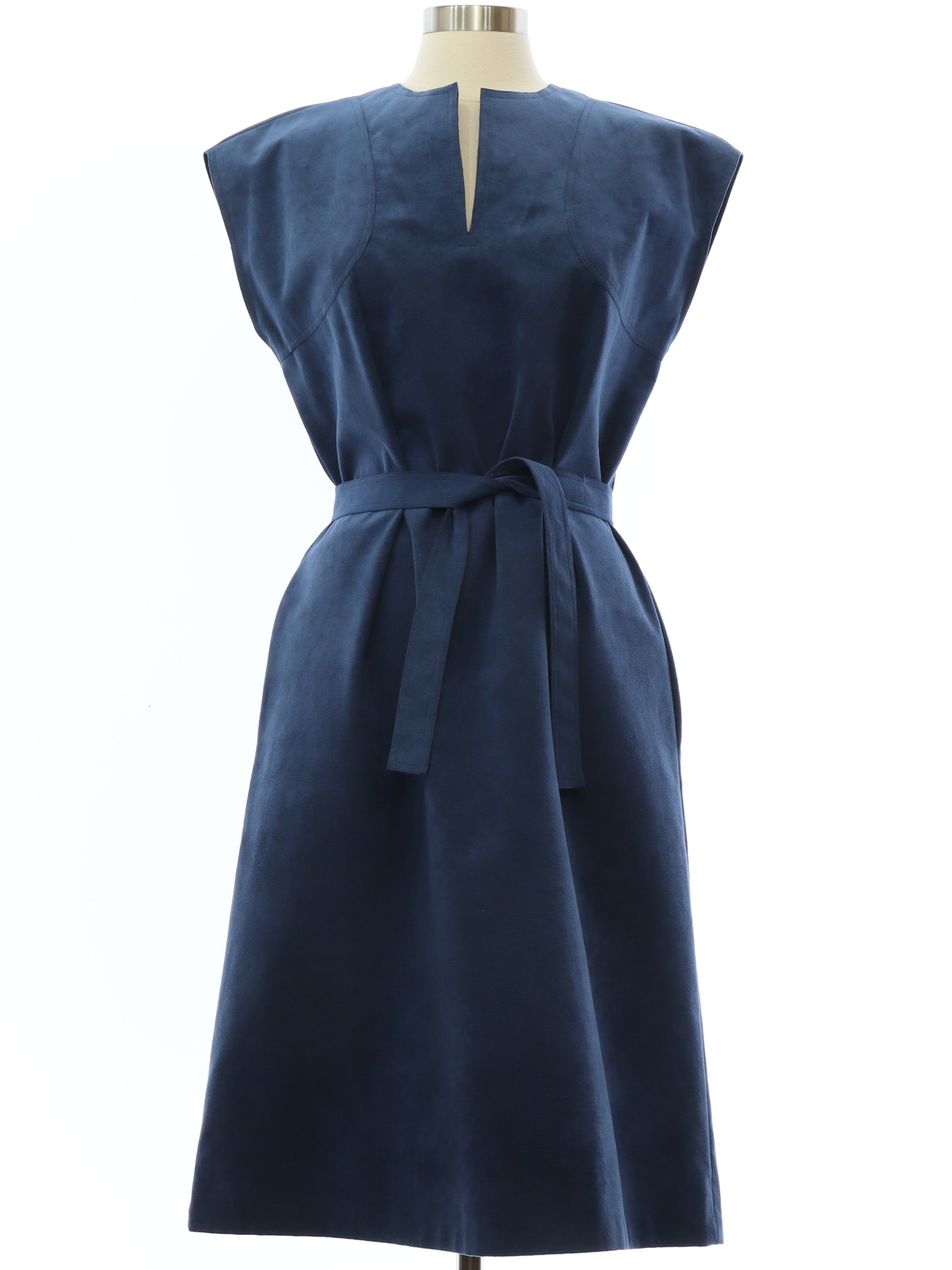 Womens Abe Schrader Ultra-Suede Dress