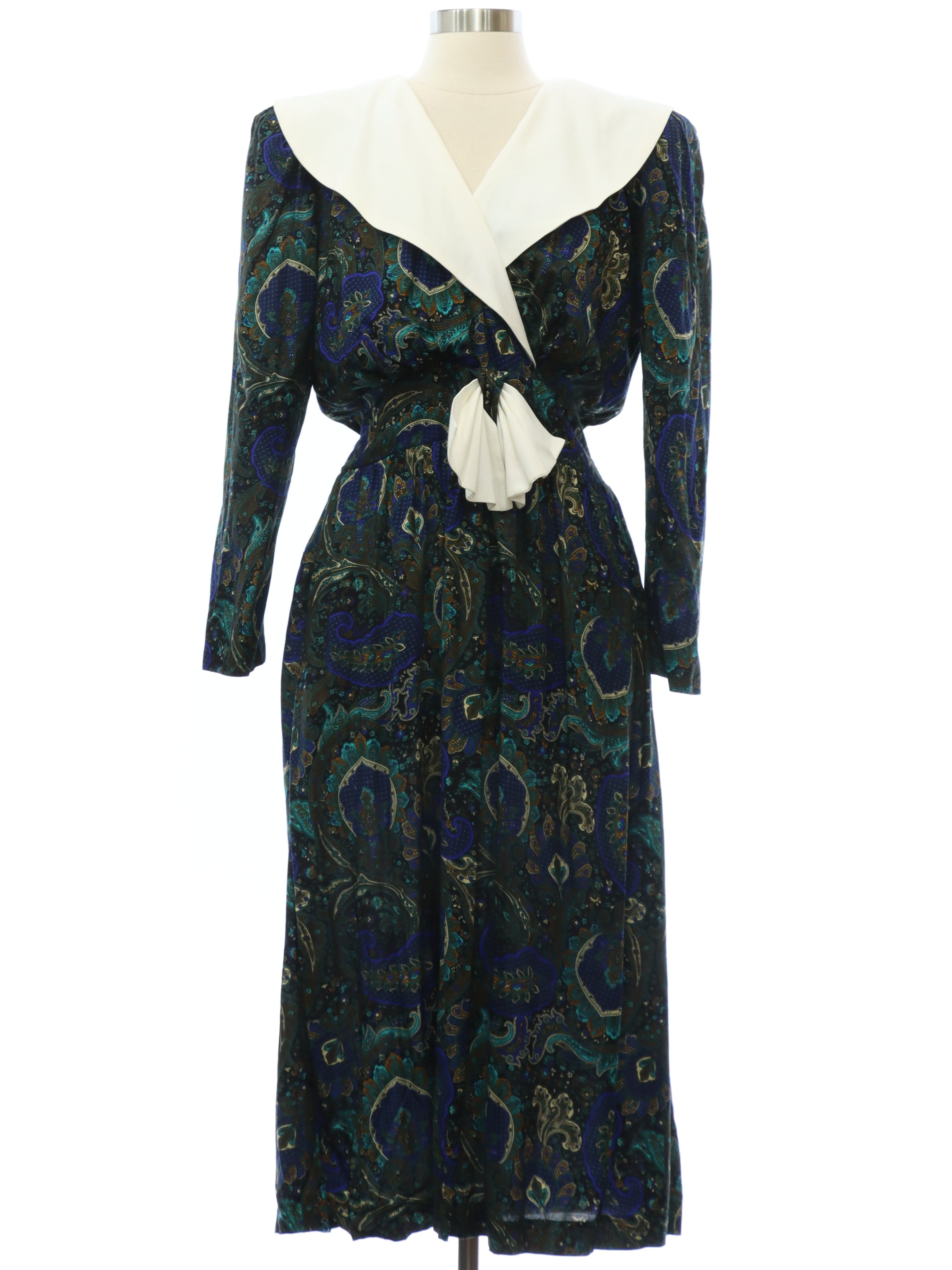 Womens Totally 80s Rayon Blend Dress