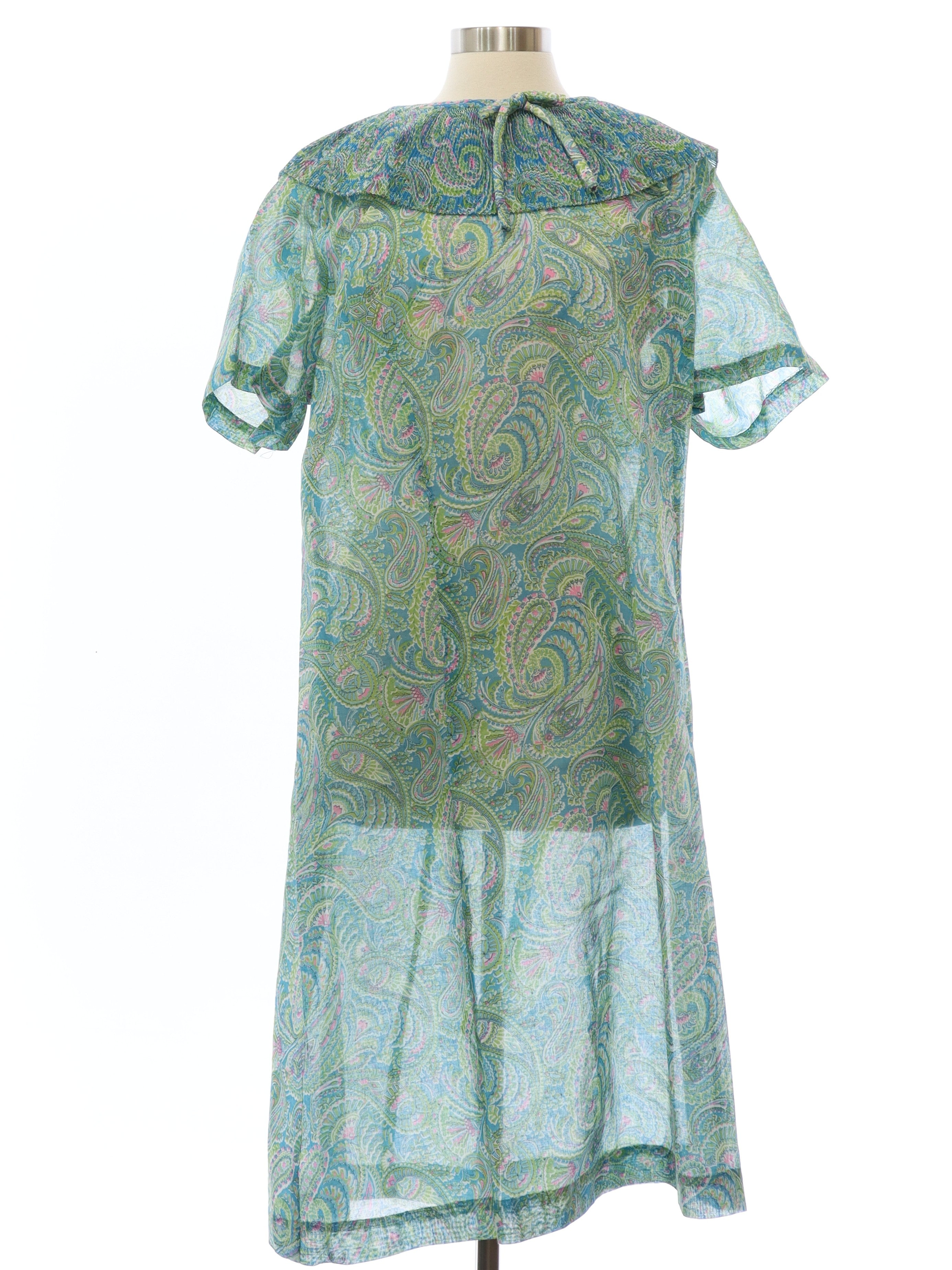 Womens Mod Sheer Dress