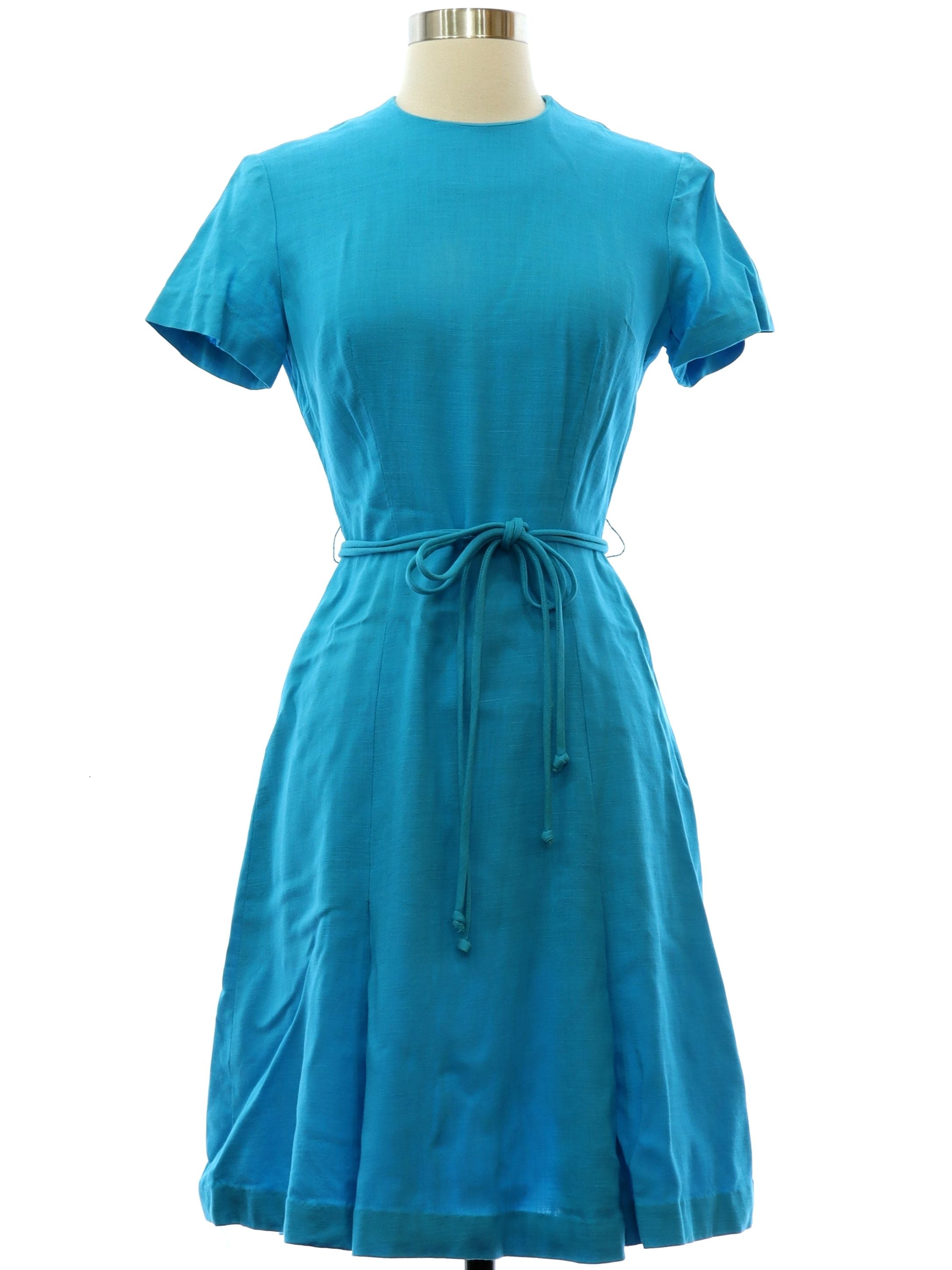 Womens Alison Ayres Mod Linen Blend Dress