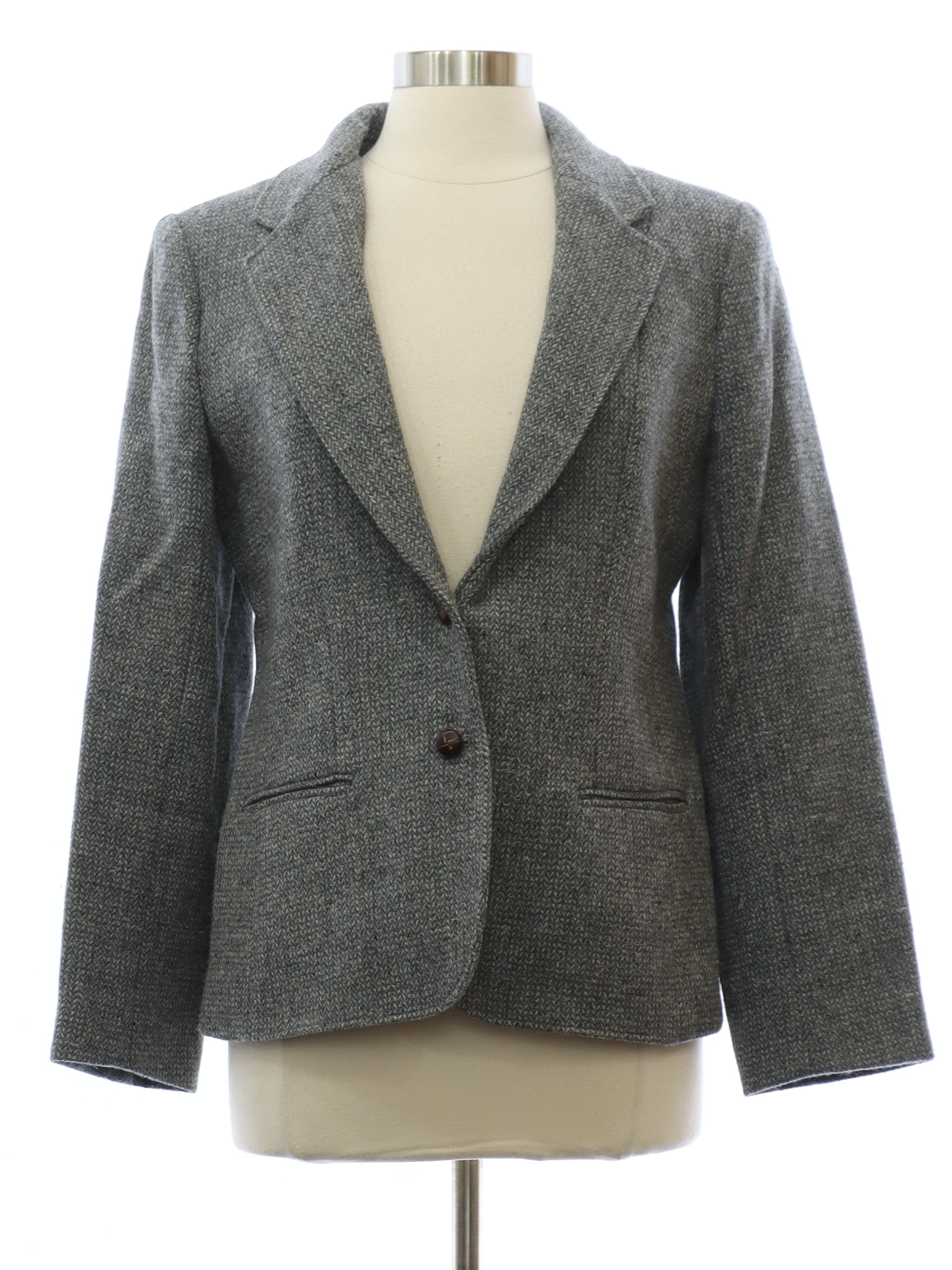 Womens Wool Blazer Jacket