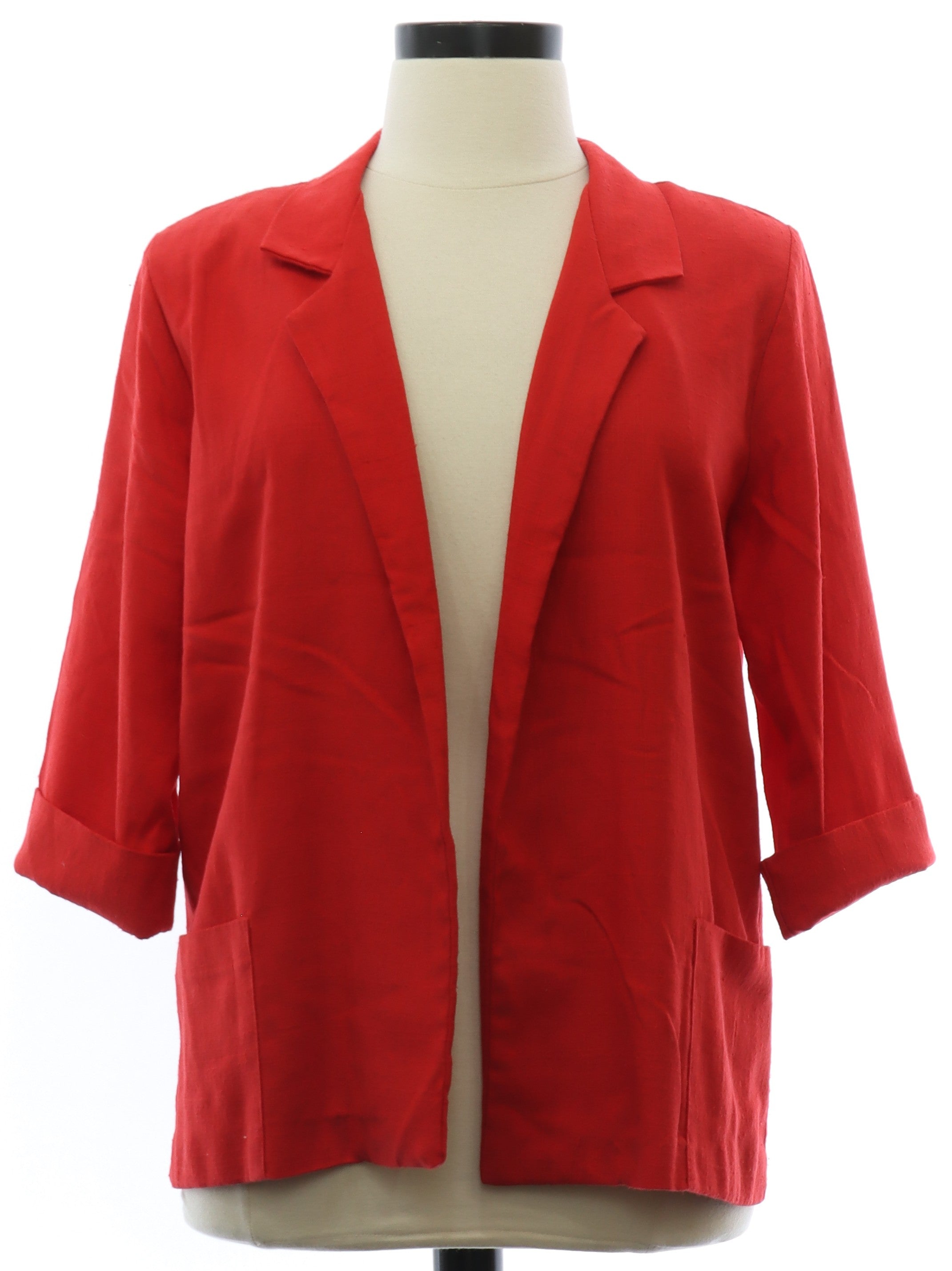 Womens Totally 80s Blazer Style Jacket