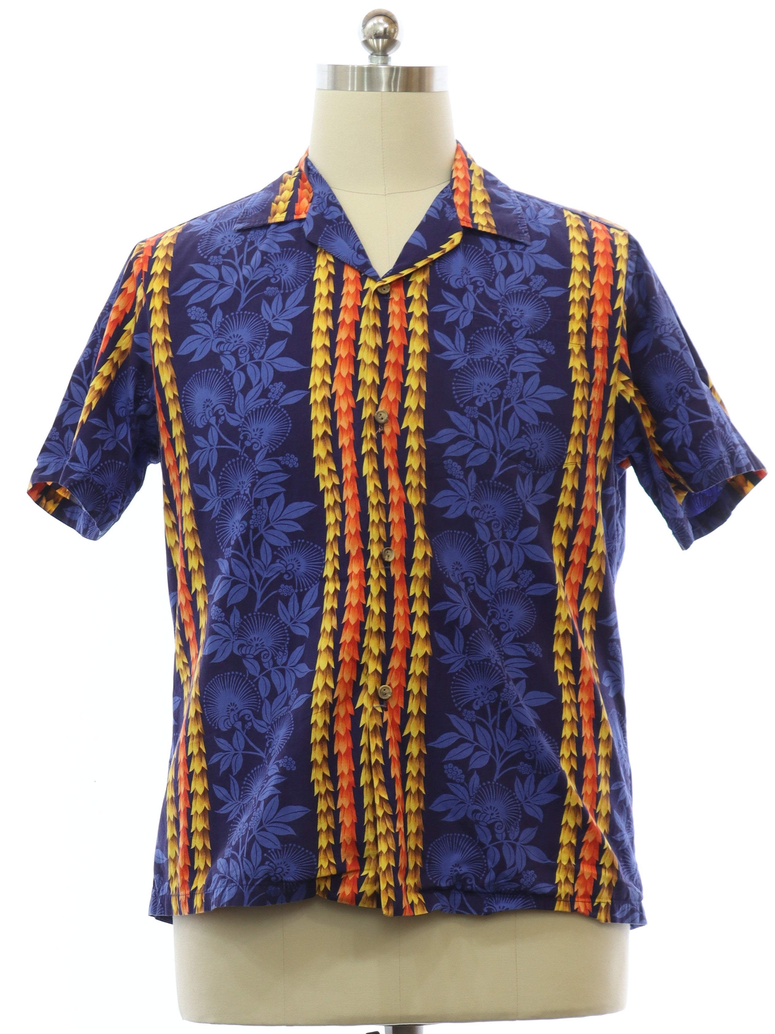 Mens Totally 80s Cotton Hawaiian Shirt