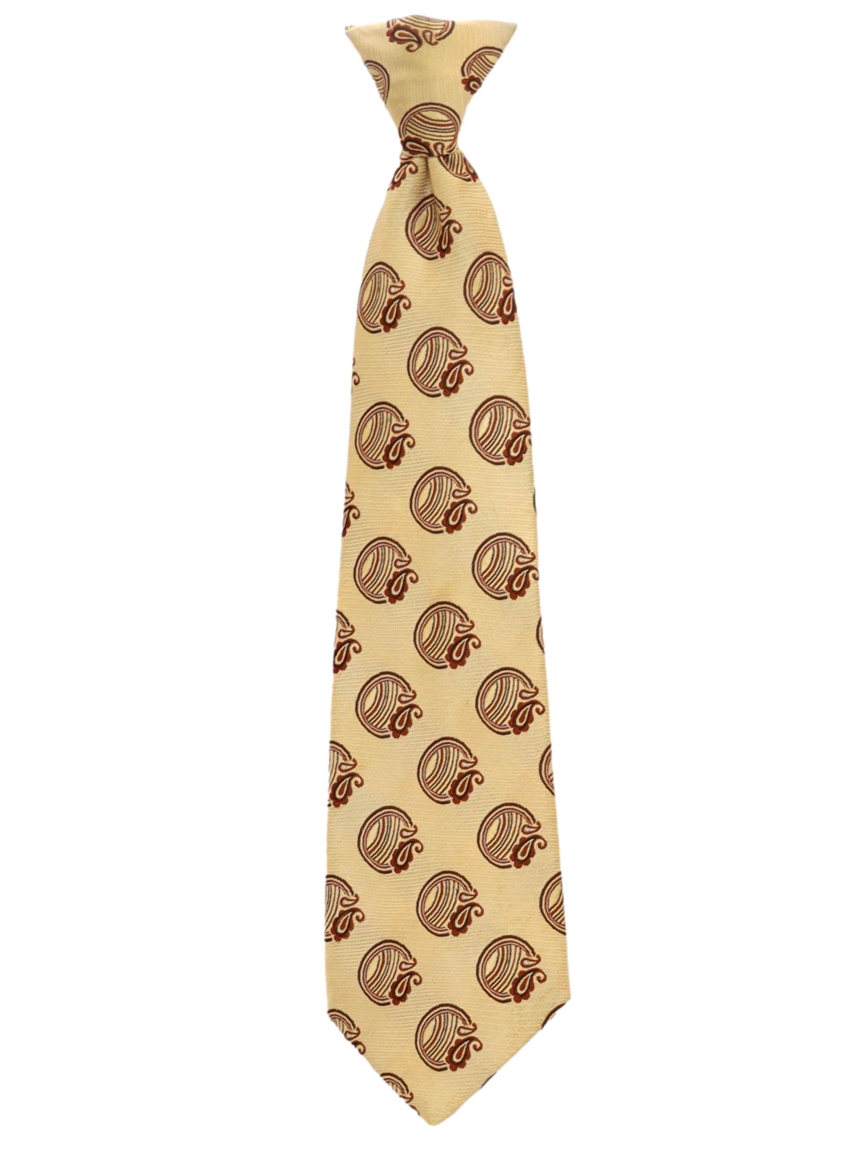 Mens Wide Disco Clip On Necktie