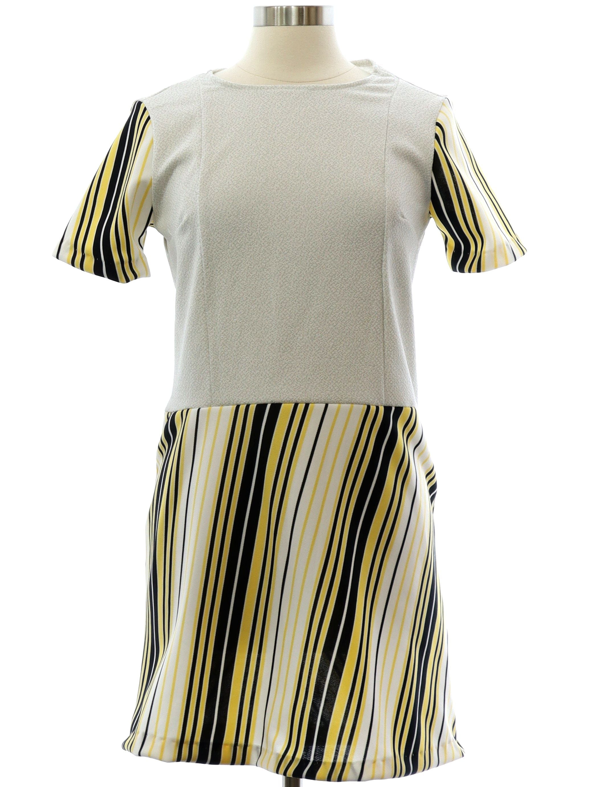 Womens Mod Knit Mini Dress