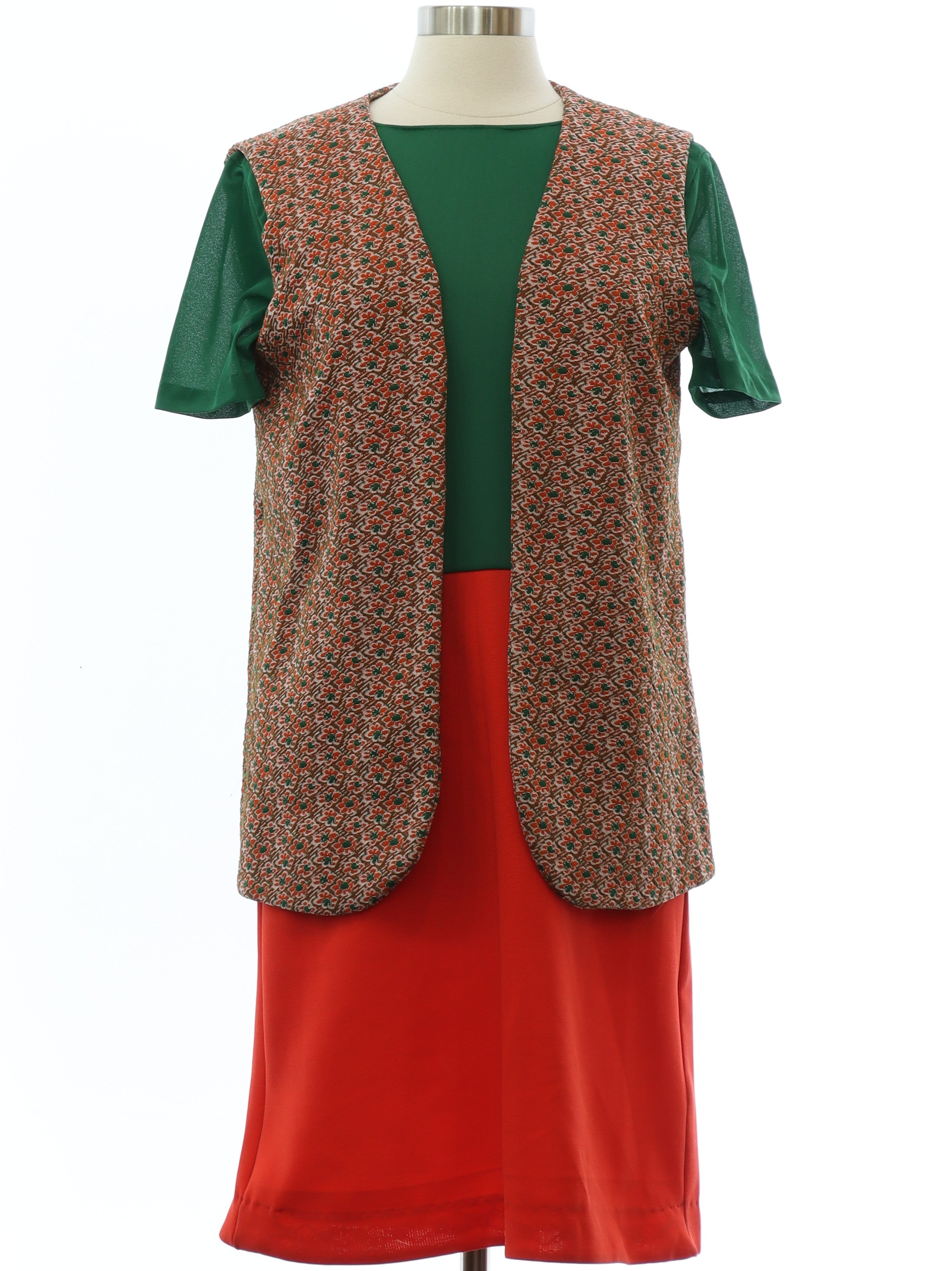 Womens Mod Knit Dress Set