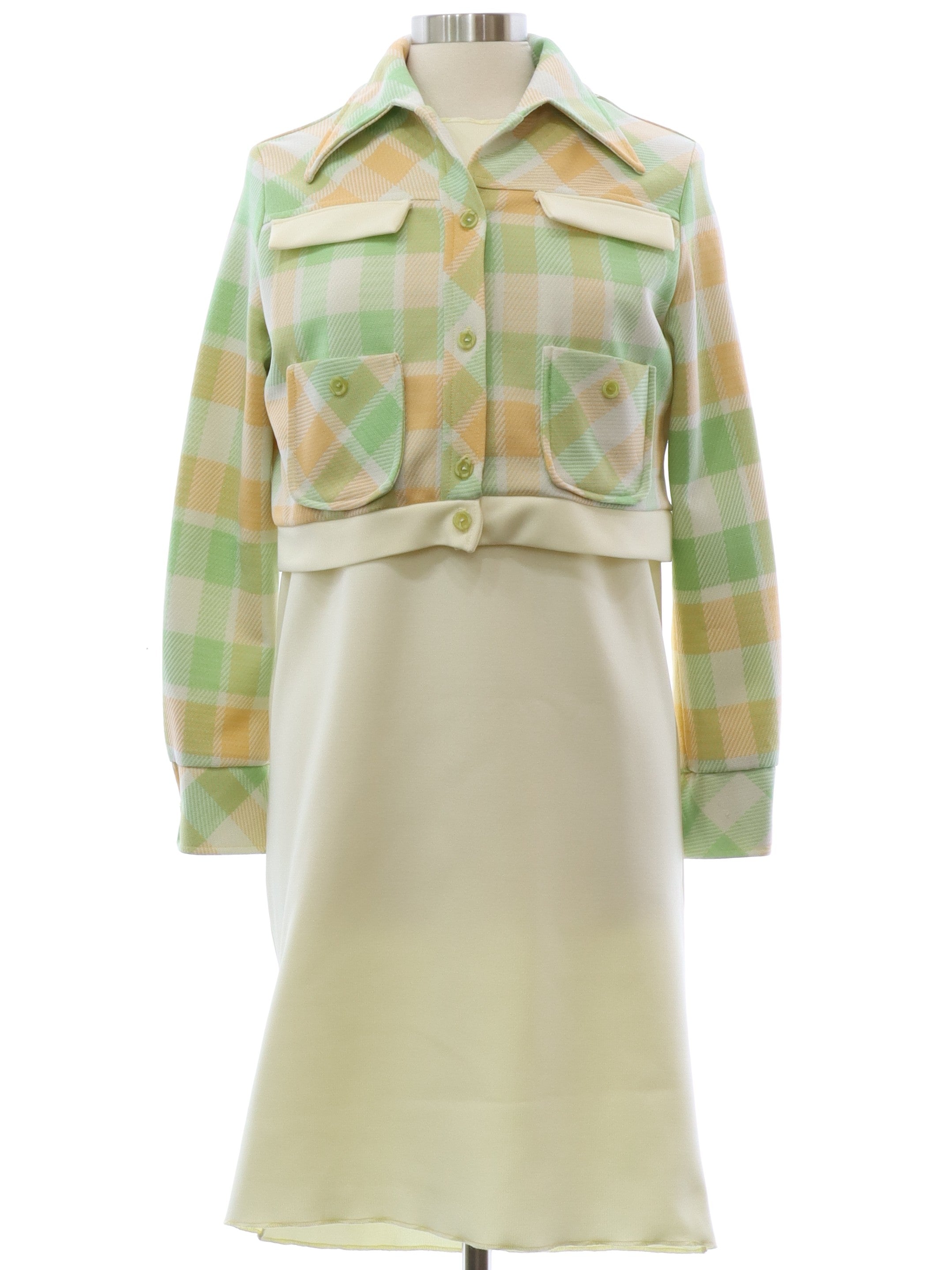 Womens Mod Knit Dress Set