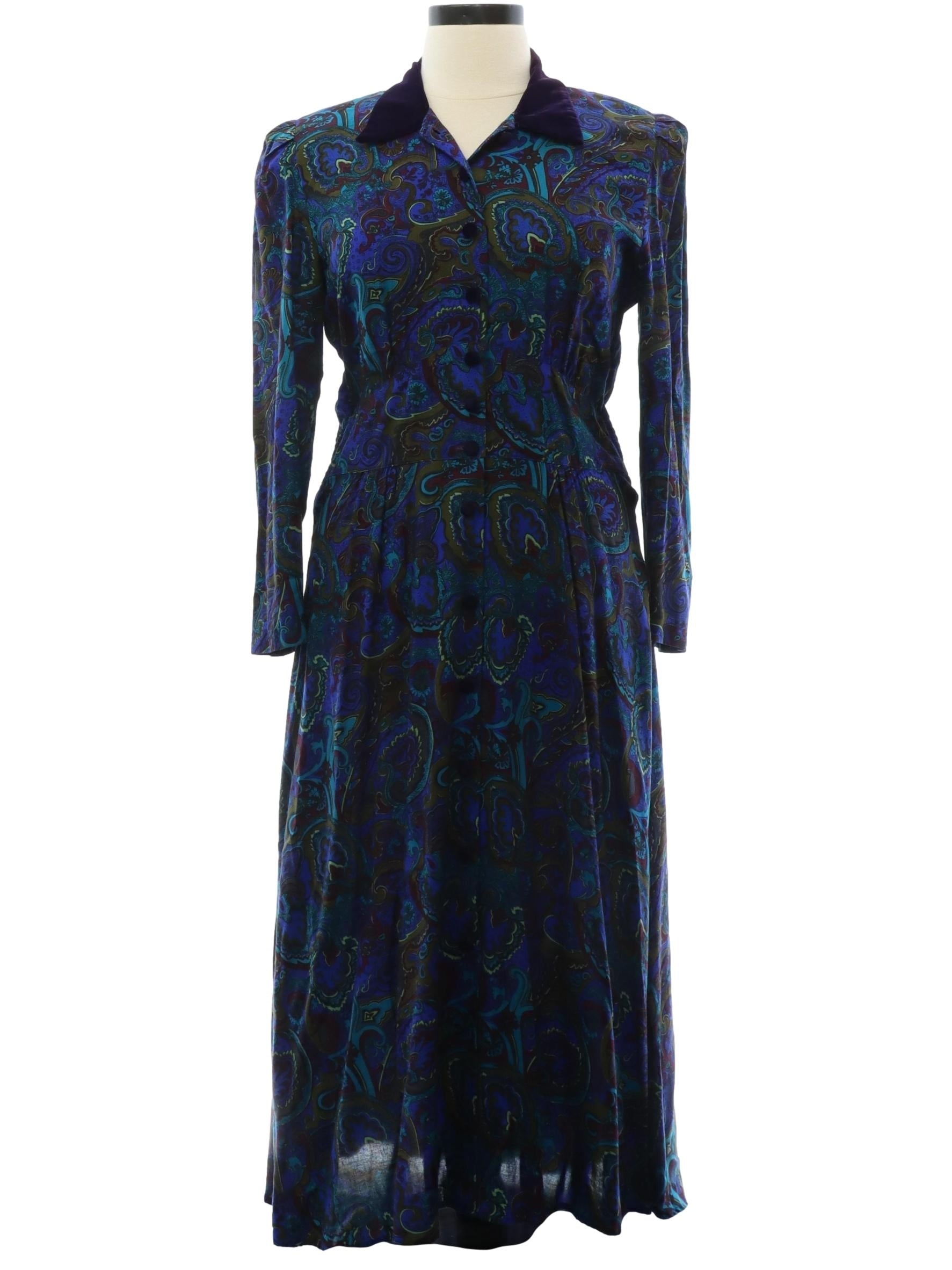 Womens Totally 80s Rayon Dress