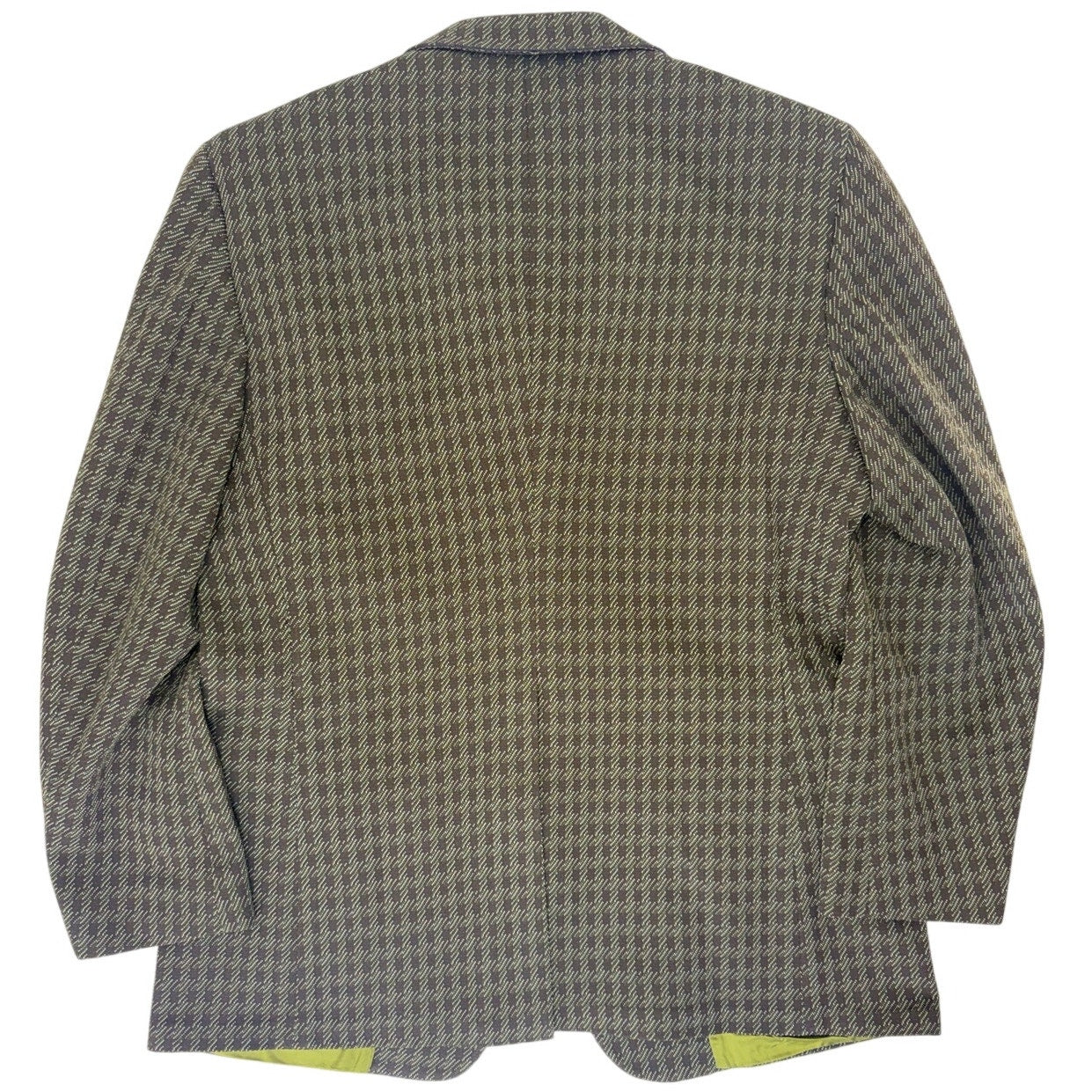 Vintage 70s Monarch Brown Houndstooth Polyester Western Sport Coat 42