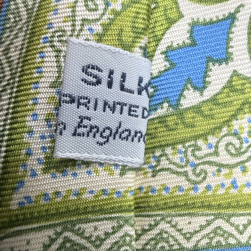 Mens 60s Mod Silk Necktie