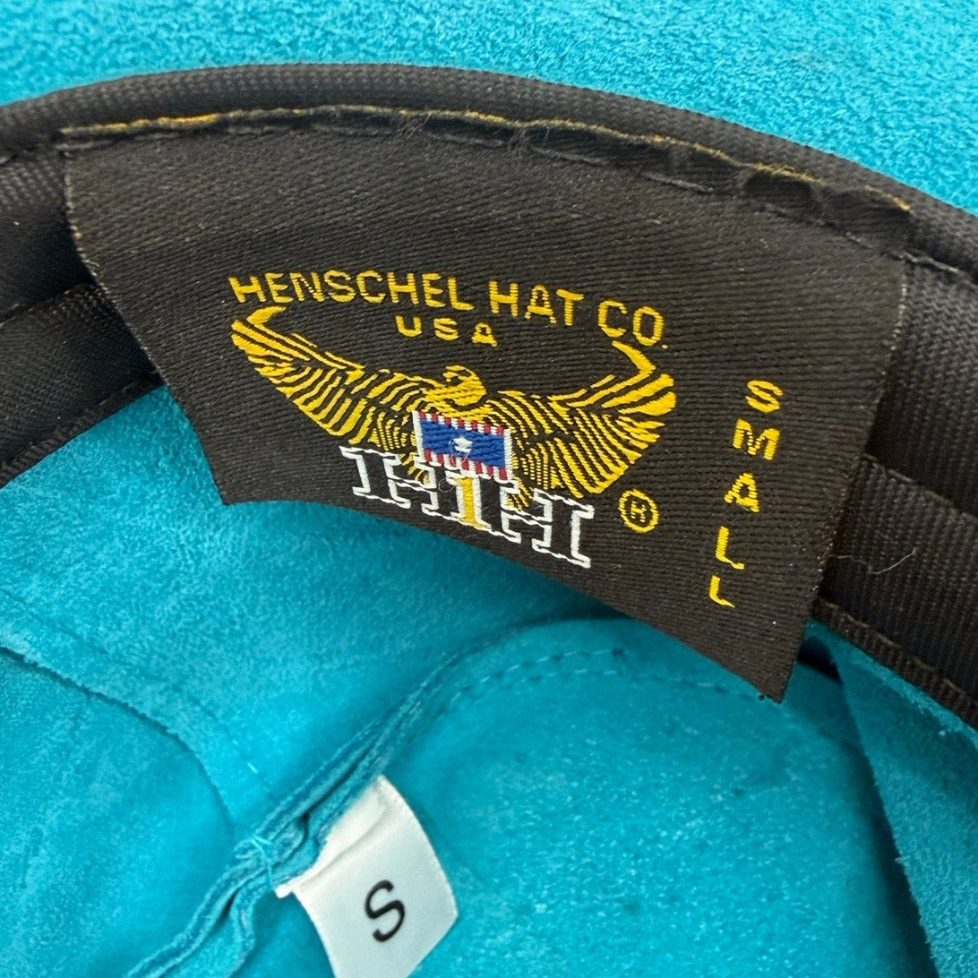 Vintage 00s Henschel Hat Co USA Teal Outback Western Hat Small Made in USA