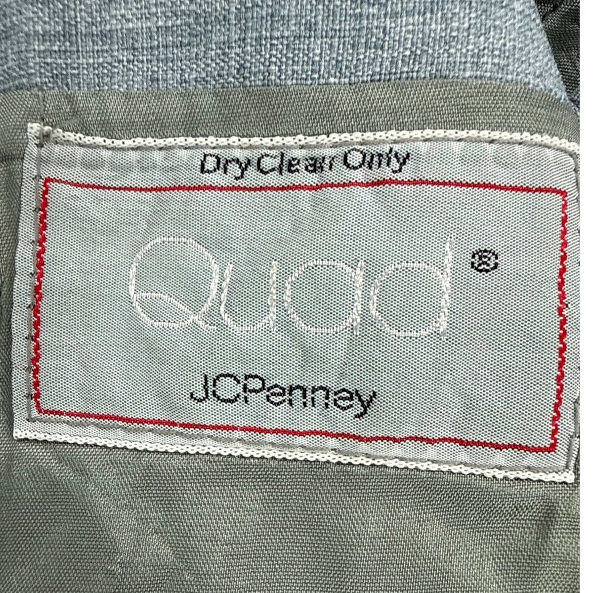 Vintage 80s Quaa JCPenney Gray 70s Style Disco Suit Men’s 42R 36W