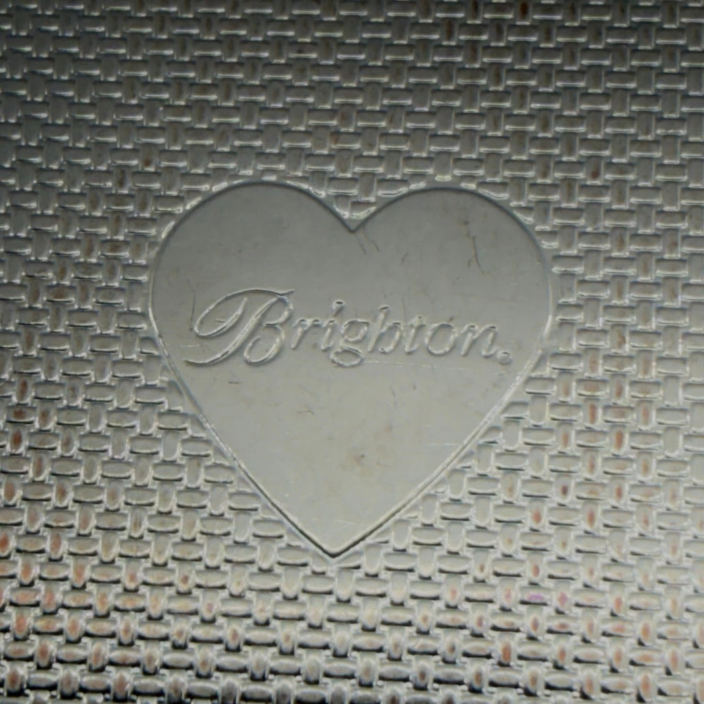 Brighton Business Card Holder Mirror Silver 2.5x3.5