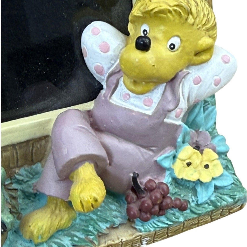Vintage 90s Berenstain Bears 1991 Princess House Picture Frame 3" x 4.5"