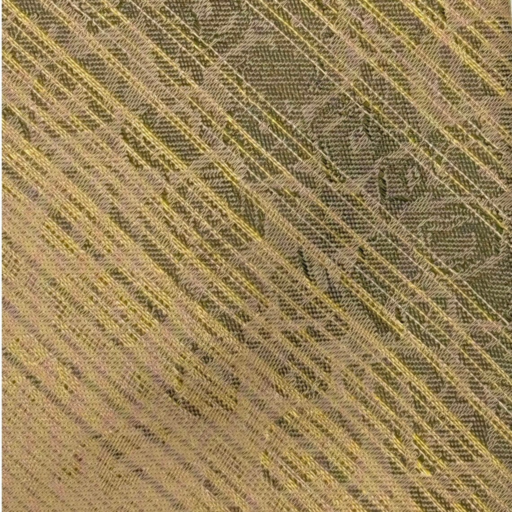 Vintage 1960s Fashion Craft Brown Gold Terylene Polyester Skinny Tie