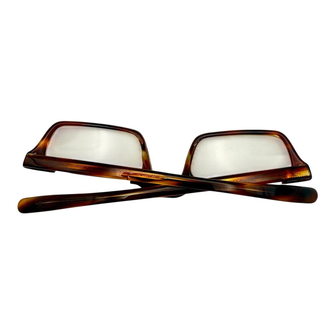 Vintage Safilo Dante Eyeglass Frames Brown Tortoise Italy 5 3/4 Unisex