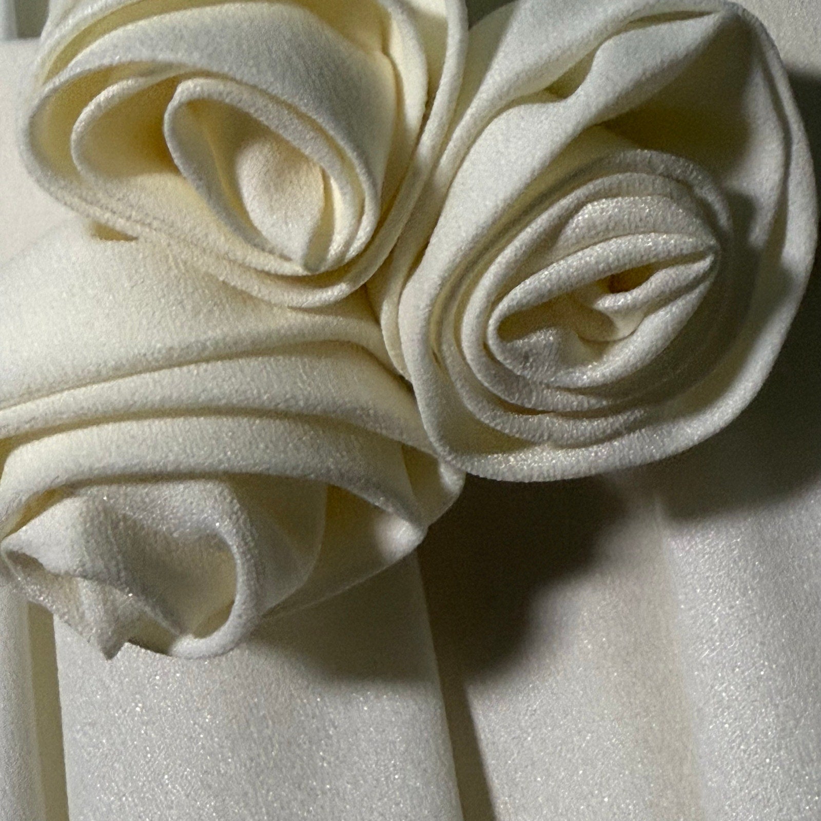 Vintage 70s Women's XS Maxi Dress Rosette Vogue Americana Cream Belted