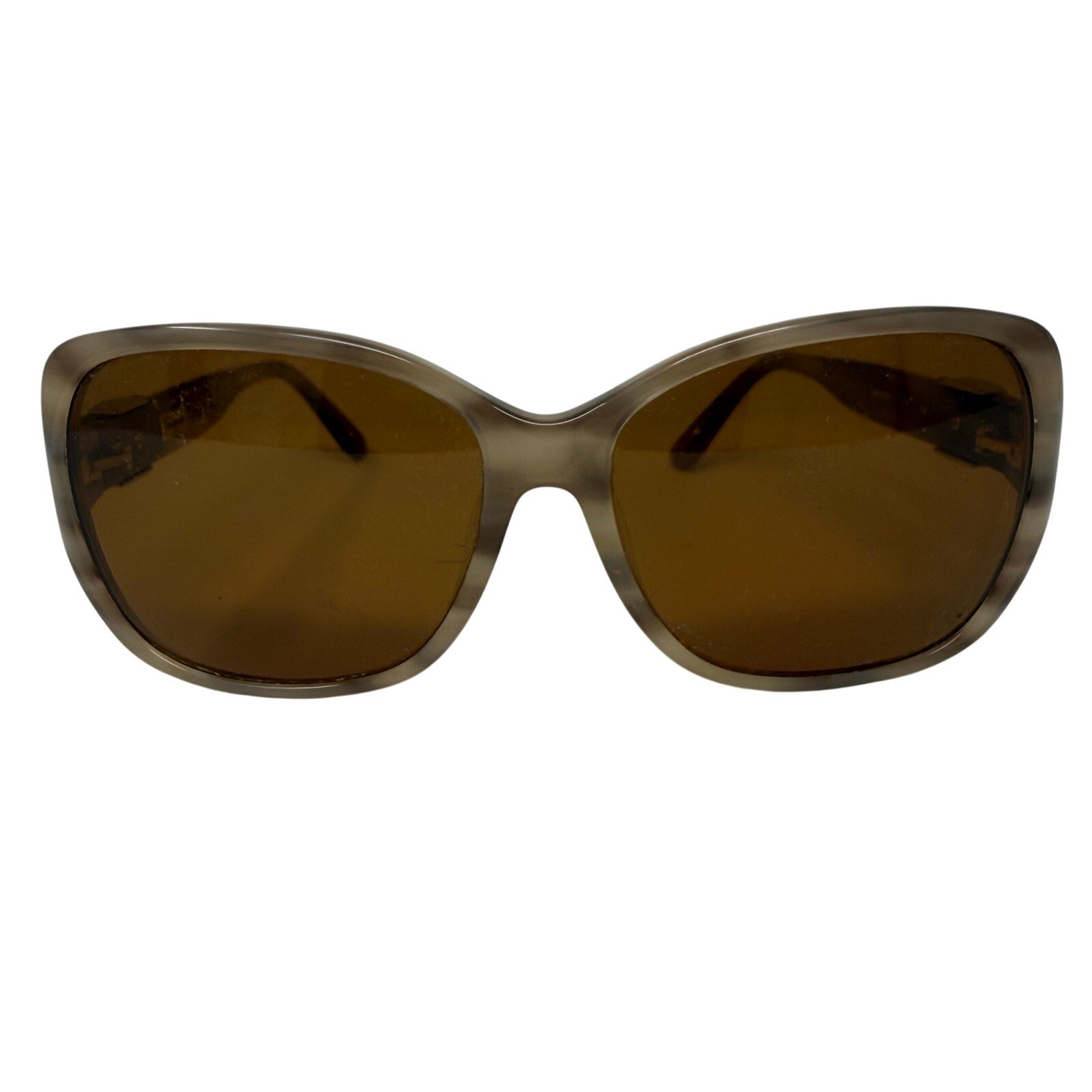Vintage 00's Salvatore Ferragamo SF657SL Sunglasses Frames Brown Italy 135