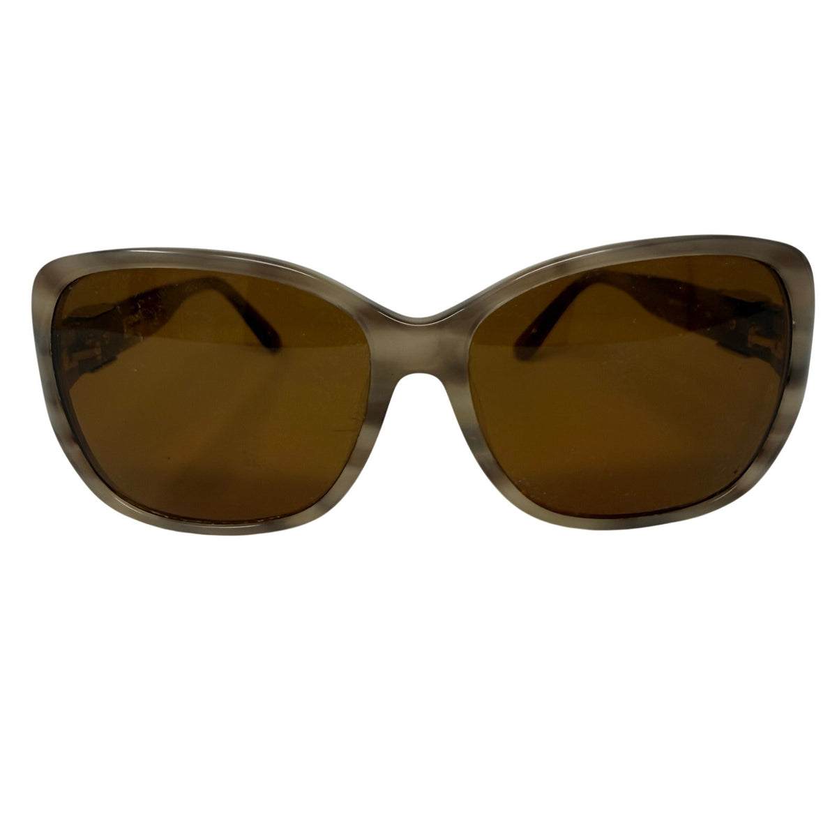 Vintage 00's Salvatore Ferragamo SF657SL Sunglasses Frames Brown Italy 135