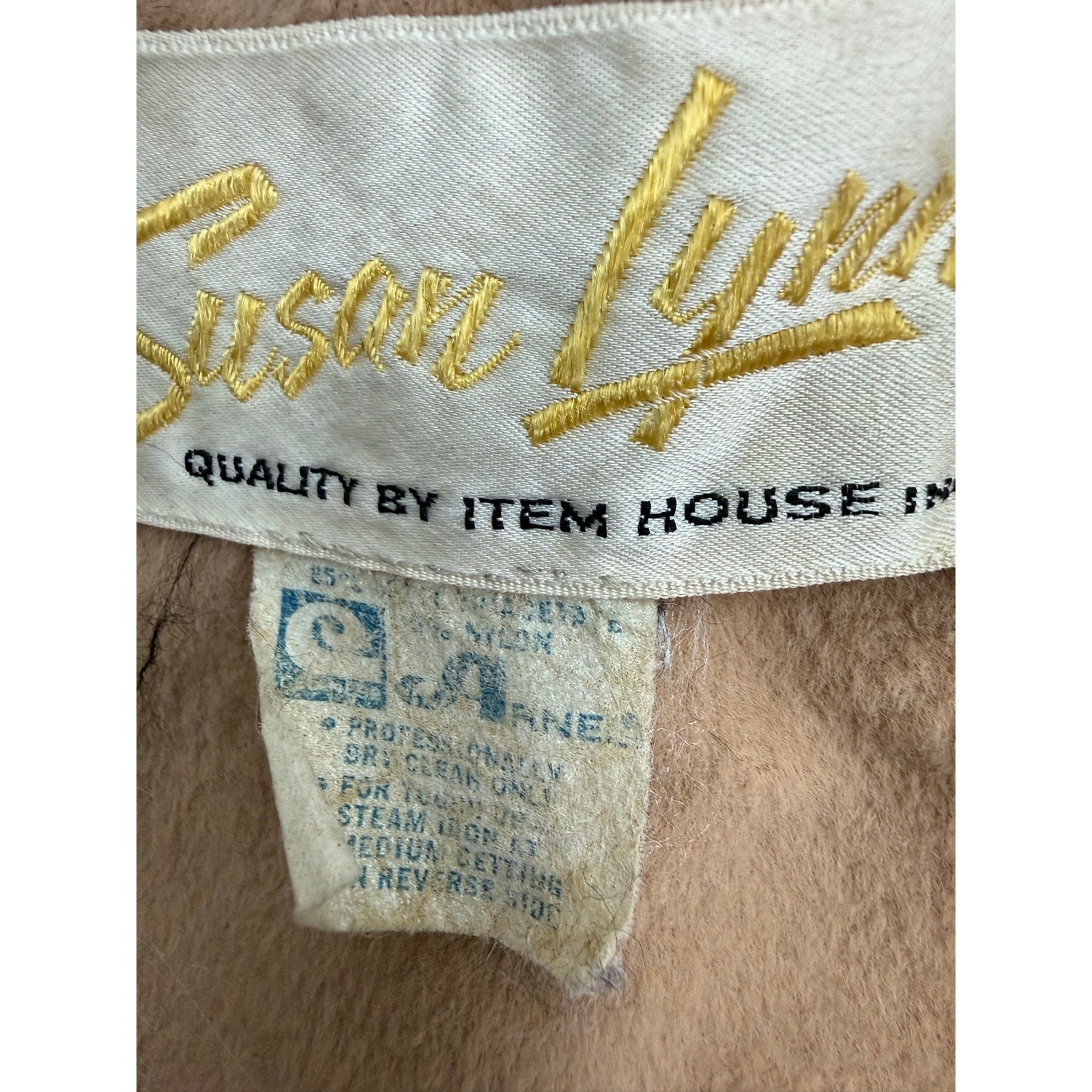 Vintage 60s Women’s XS Susan Lynne USA Union Made Trench Coat