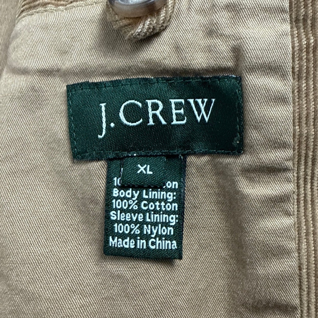 2000s J.Crew Tan Corduroy Blazer Men’s XL Three Button Sport Coat