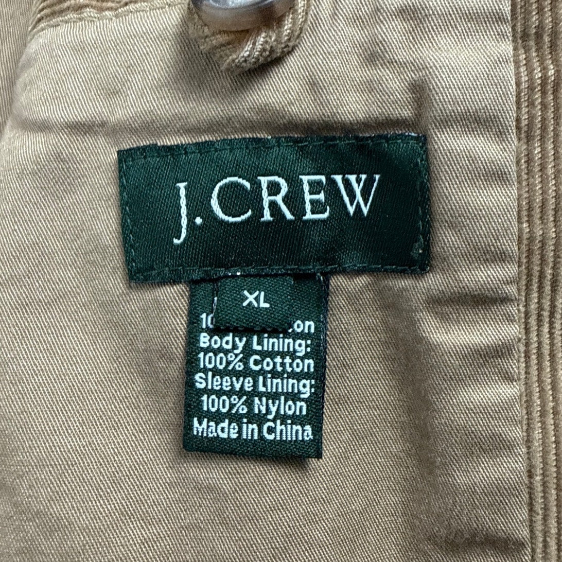 2000s J.Crew Tan Corduroy Blazer Men’s XL Three Button Sport Coat