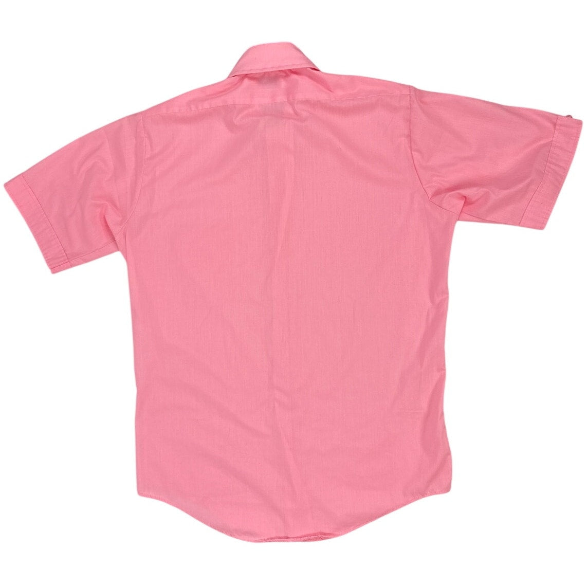 Vintage 70s Nudelmans Mens Large Pink Point Collar Shirt Size 42