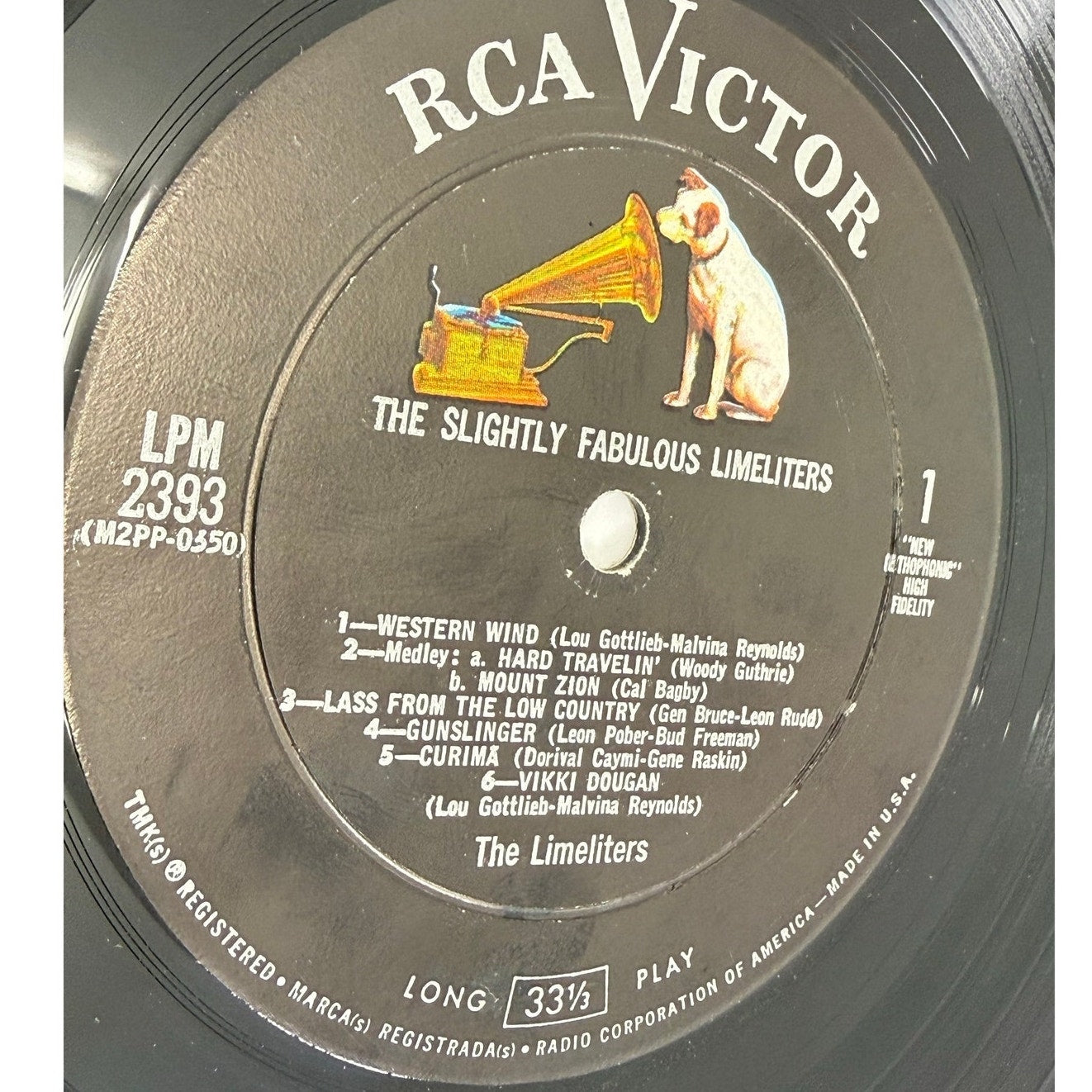 The Limeliters RCA Victor LPM-2393 Vintage Folk LP Vinyl Record