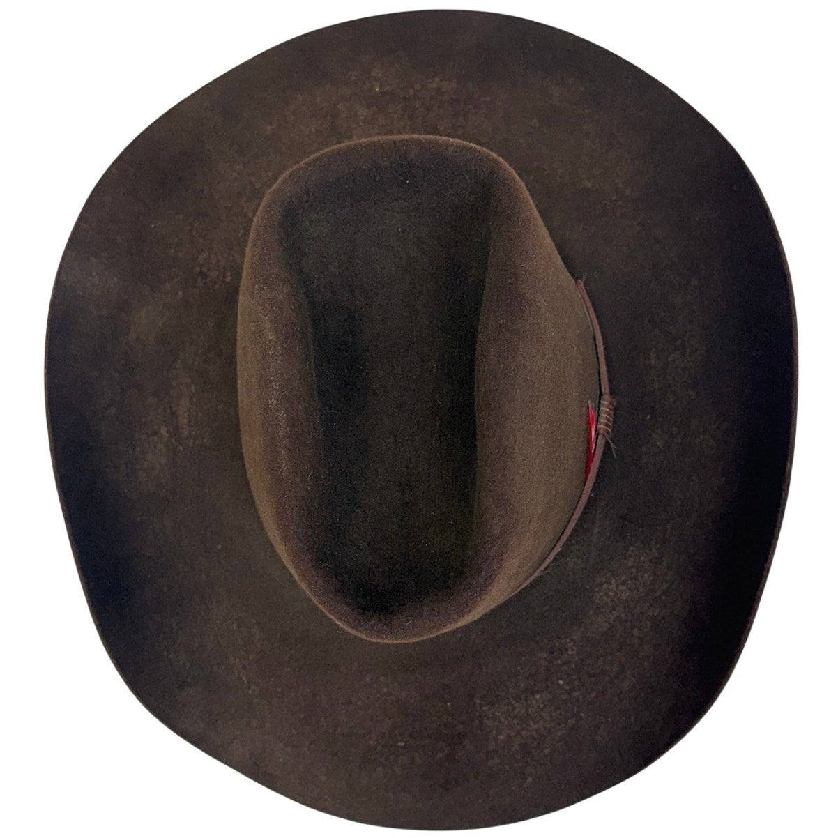 Vintage 80s Resistol 5X Beaver Felt Western Cowboy Hat Brown 6 7/8 USA