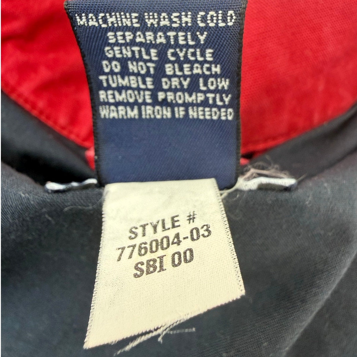 GAP Men's Red Cotton Zip Jacket Large Casual Lightweight Bomber Coat