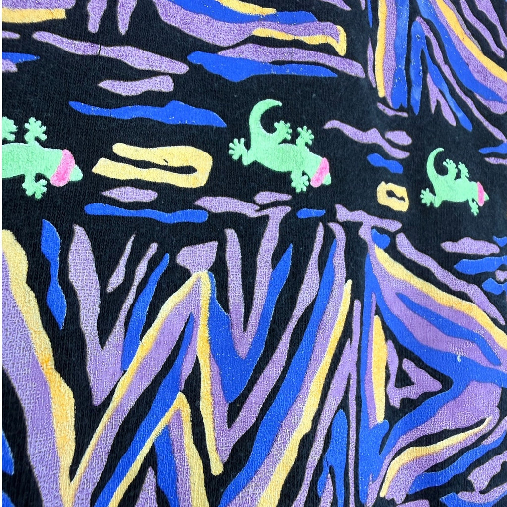 Vintage Gecko Hawaii Graphic T Shirt USA Made Surf Skate Men's Medium
