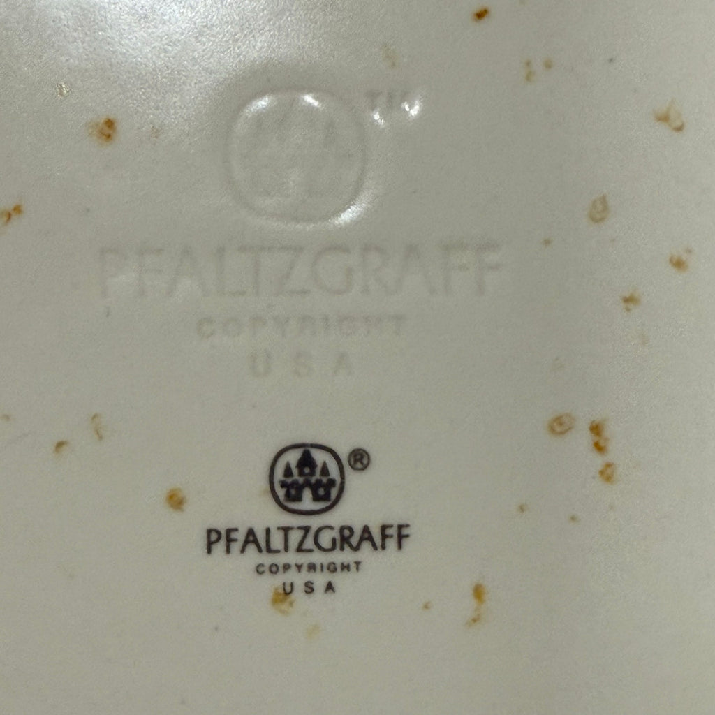 Vintage 90s Pfaltzgraff Stoneware Set Plates & Bowls Floral USA Made