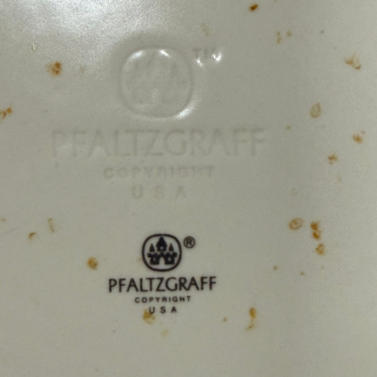Vintage 90s Pfaltzgraff Stoneware Set Plates & Bowls Floral USA Made