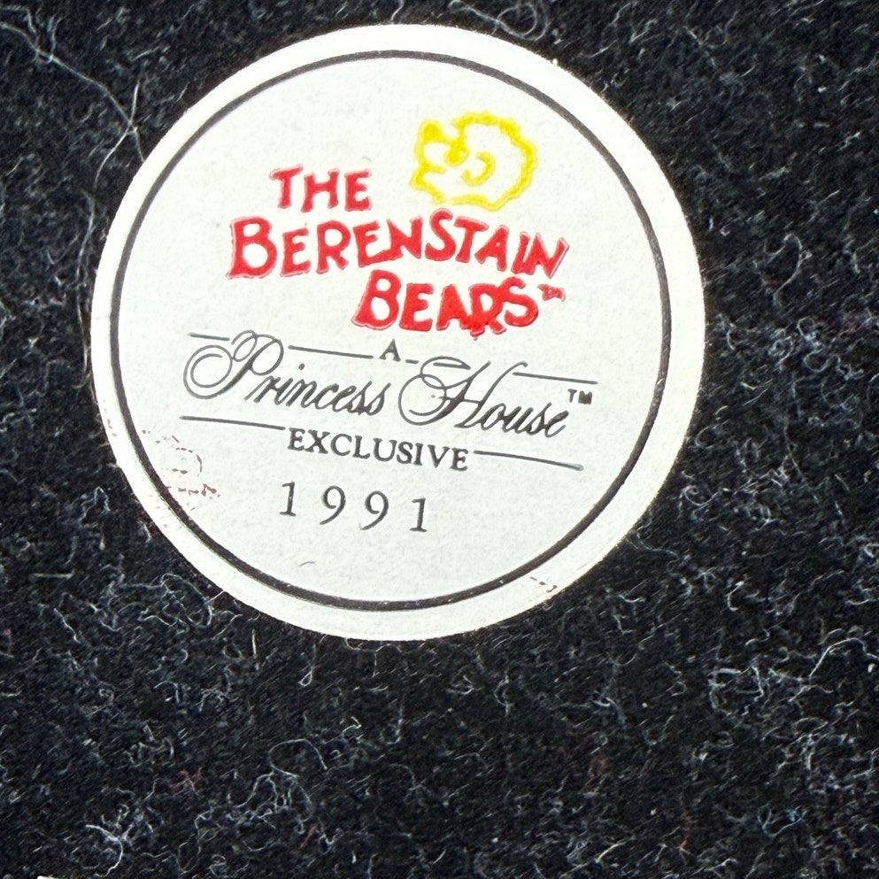 Vintage 90s Berenstain Bears 1991 Princess House Picture Frame 3" x 4.5"