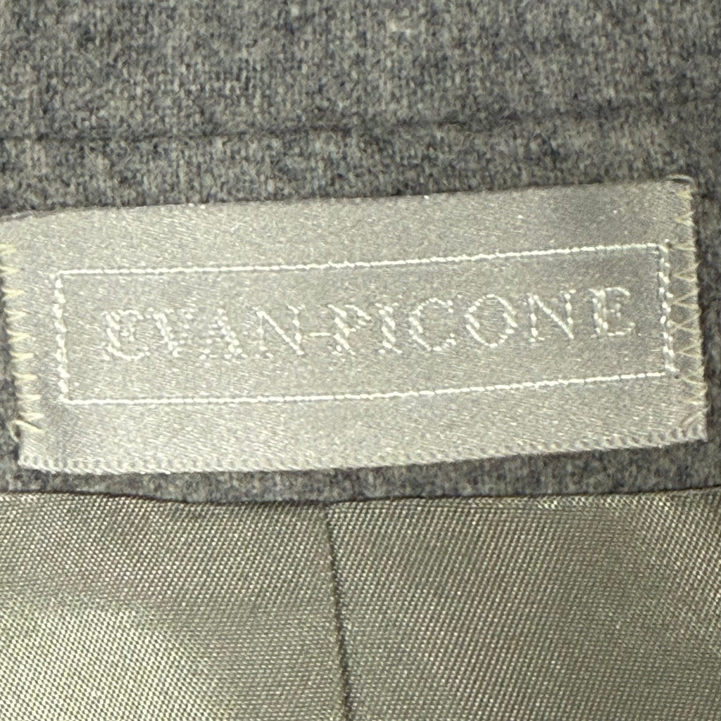 Vintage 80s Evan-Picone Wool Gray Skirt Suit Set USA Made Women's 14