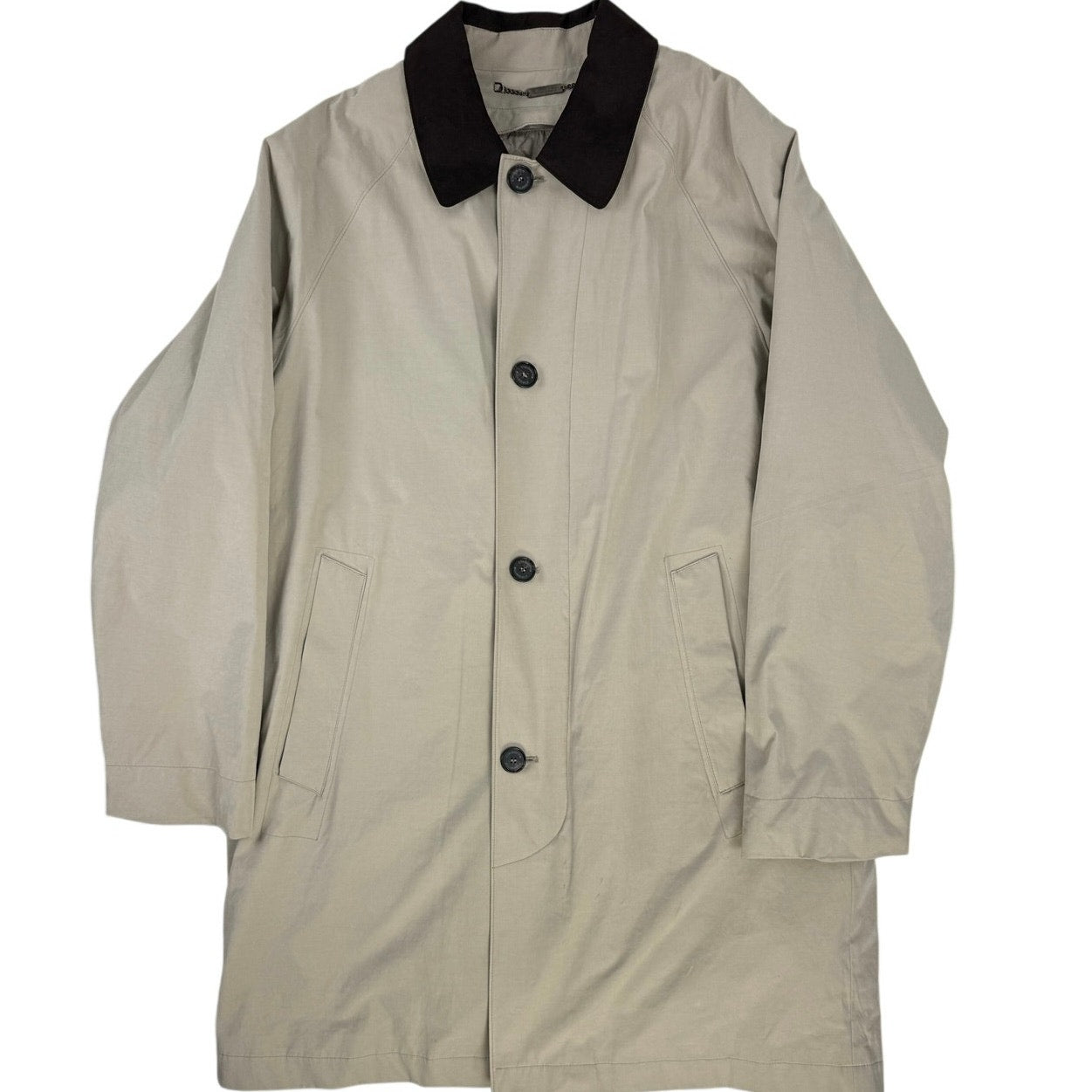 Vintage 90s Liz Claiborne Men’s Large Beige Car Coat Removable Liner 48” Chest