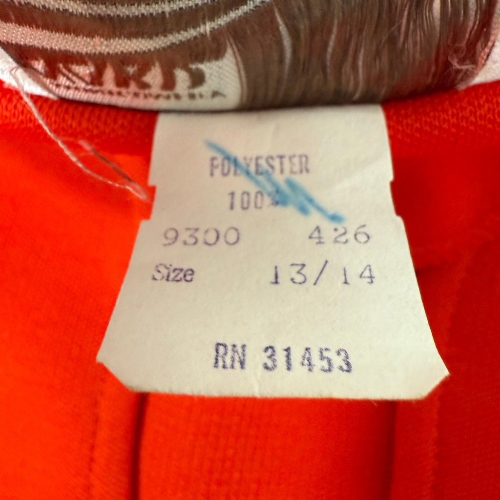 Vintage 70s Montgomery Ward Women’s 13/14 Vest & Red Blazer Set Polyester