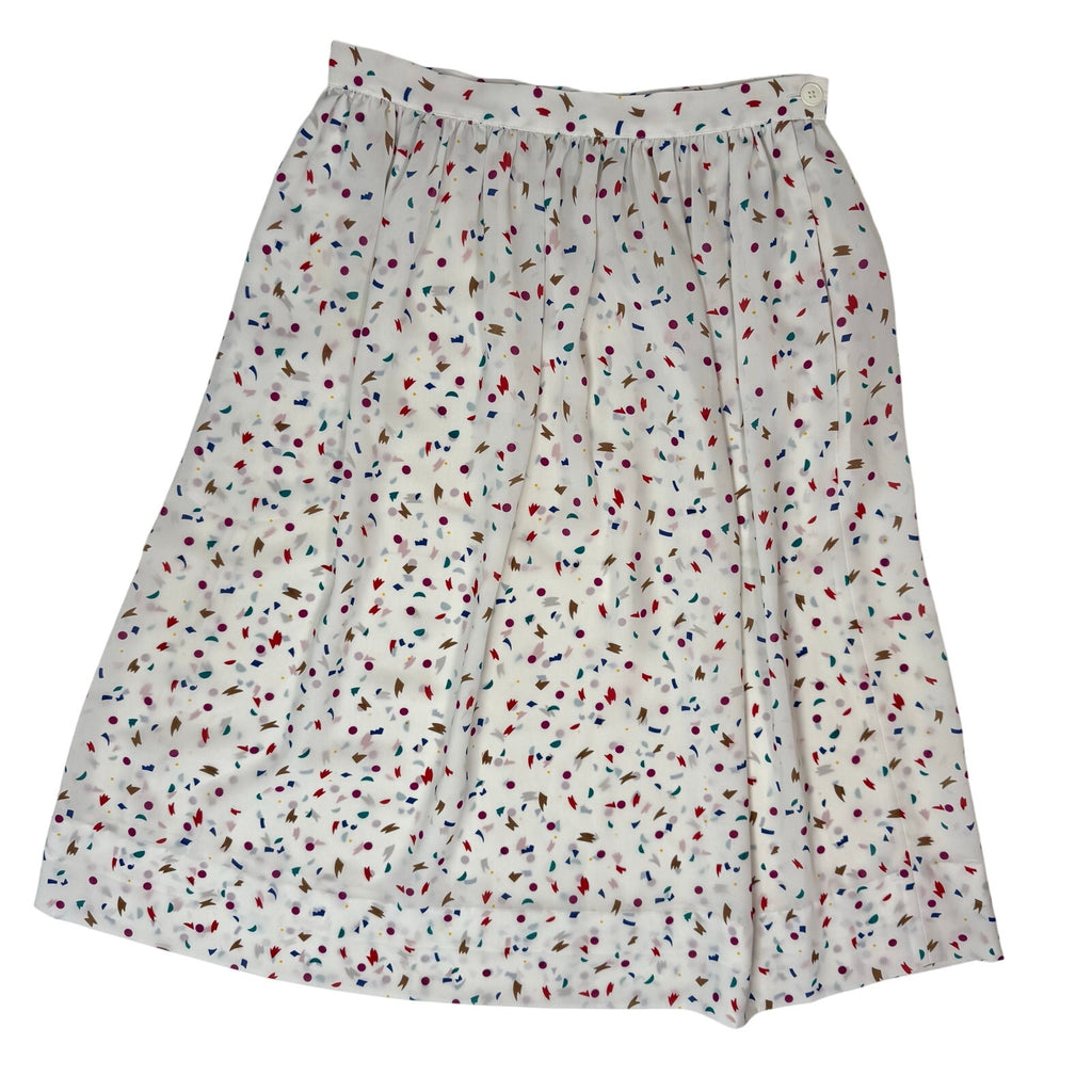 Womens 80s Midi Skirt