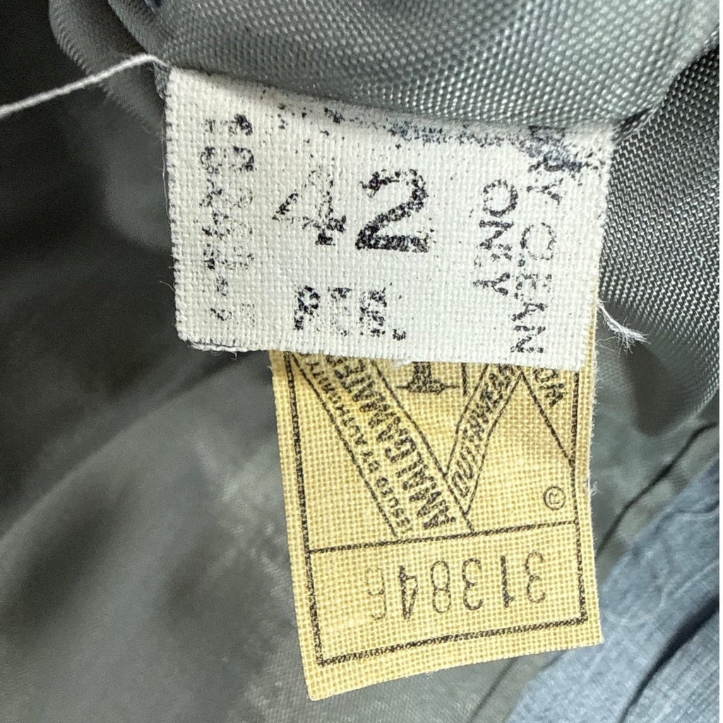 Vintage 80s Quaa JCPenney Gray 70s Style Disco Suit Men’s 42R 36W
