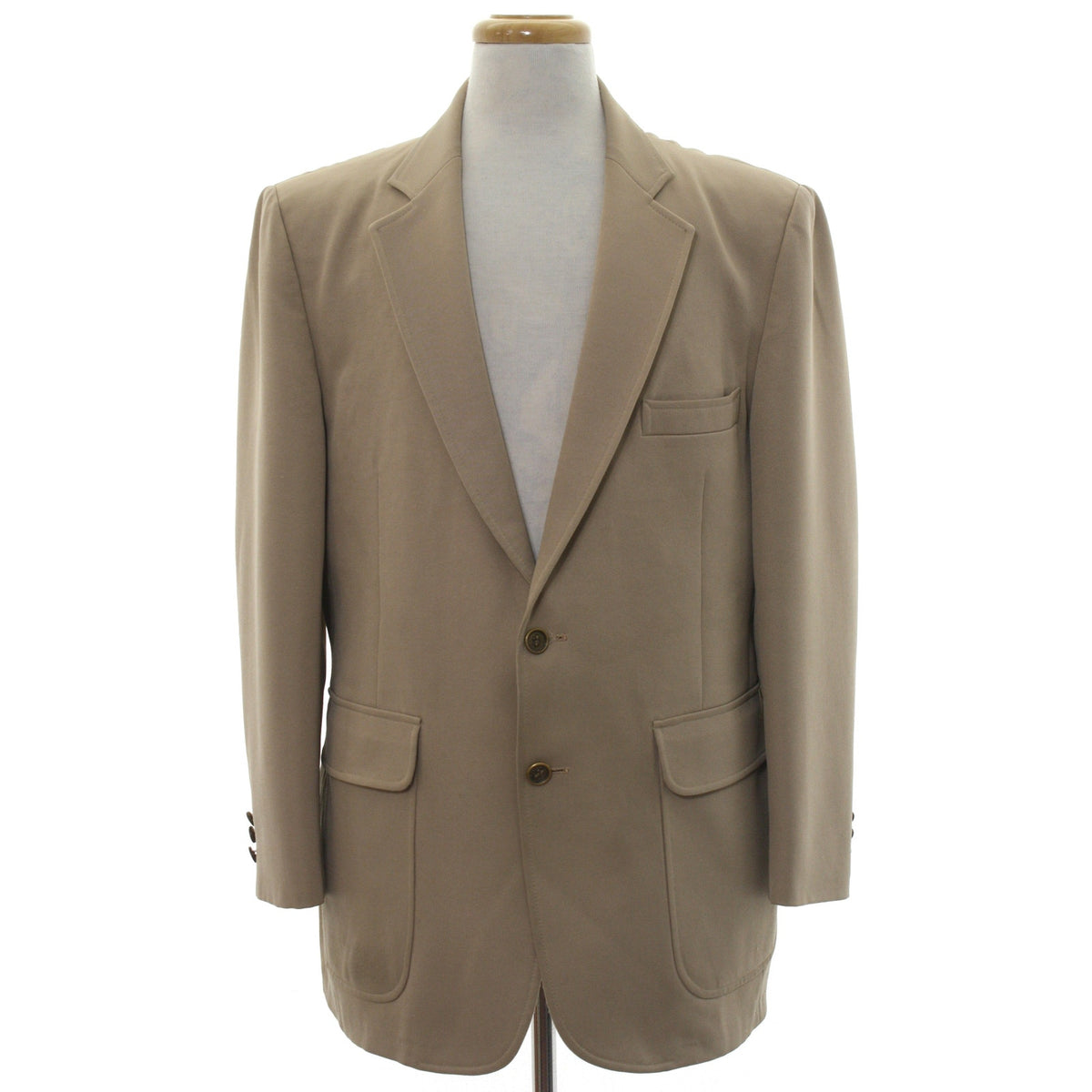 Vintage 80s JCPenney Comfort Blazer Mens 44R Brown Polyester Jacket