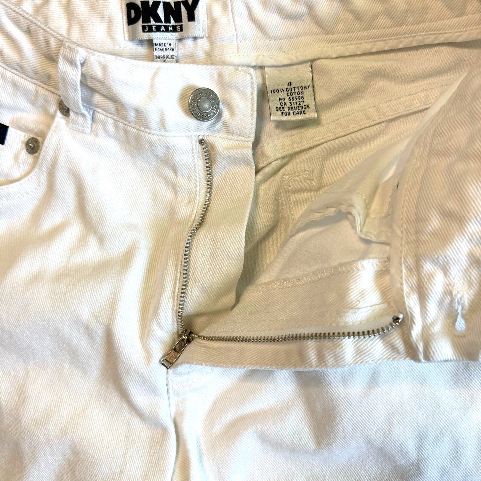 Womens Y2K White Jeans